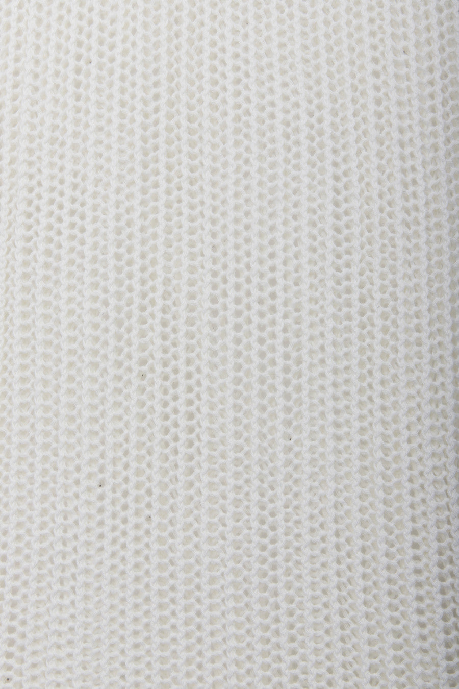 Cotton Crochet Cover Up Split Hem Kaftan - Ivory