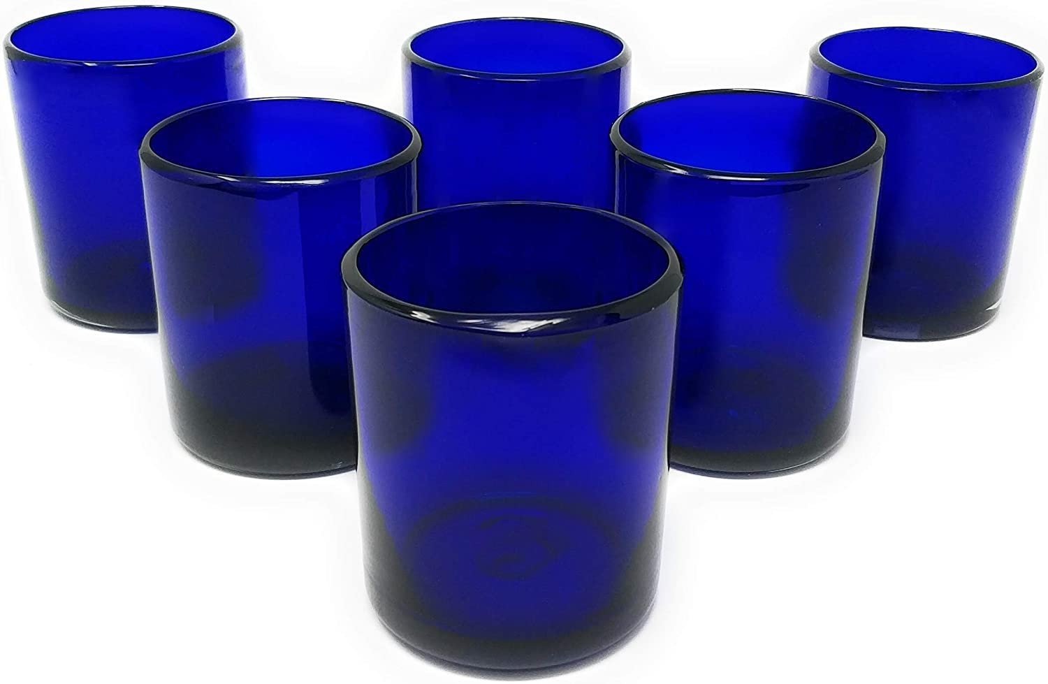 Pure Cobalt Tumbler Glasses - Set of 6