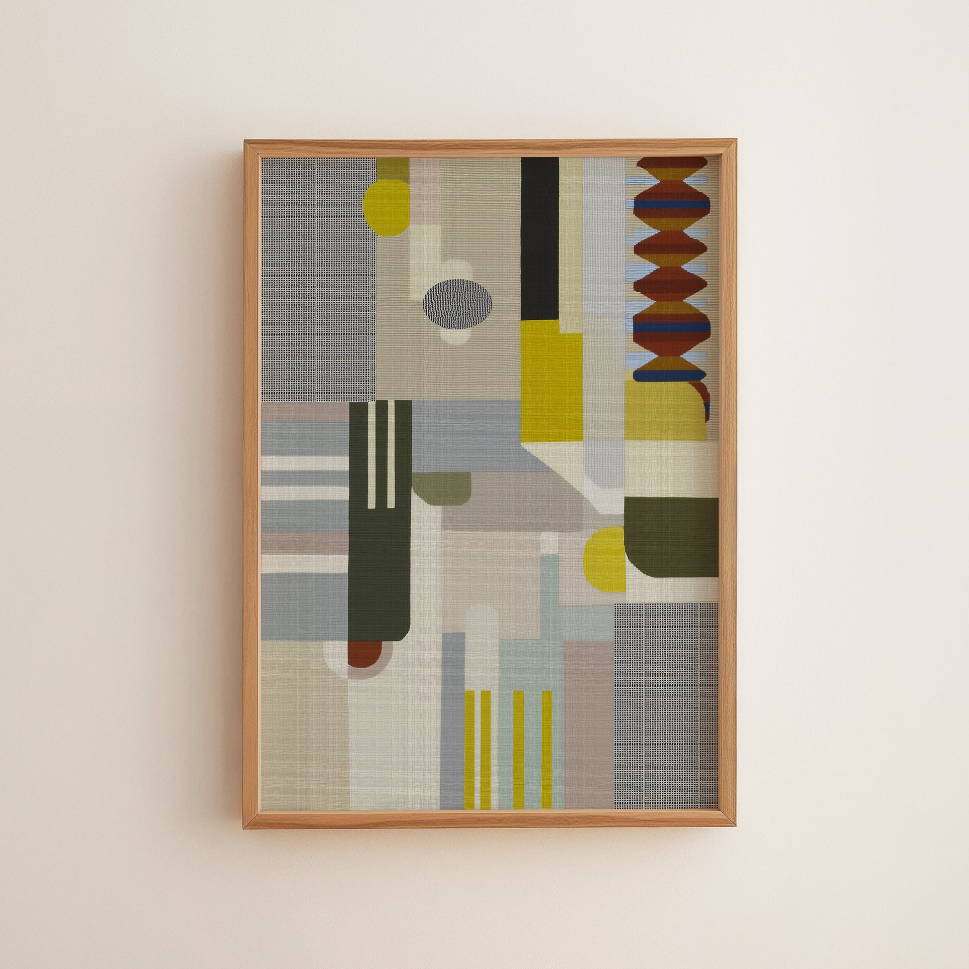 Woven Perspectives No. 16 — Geometric Abstract Art Print