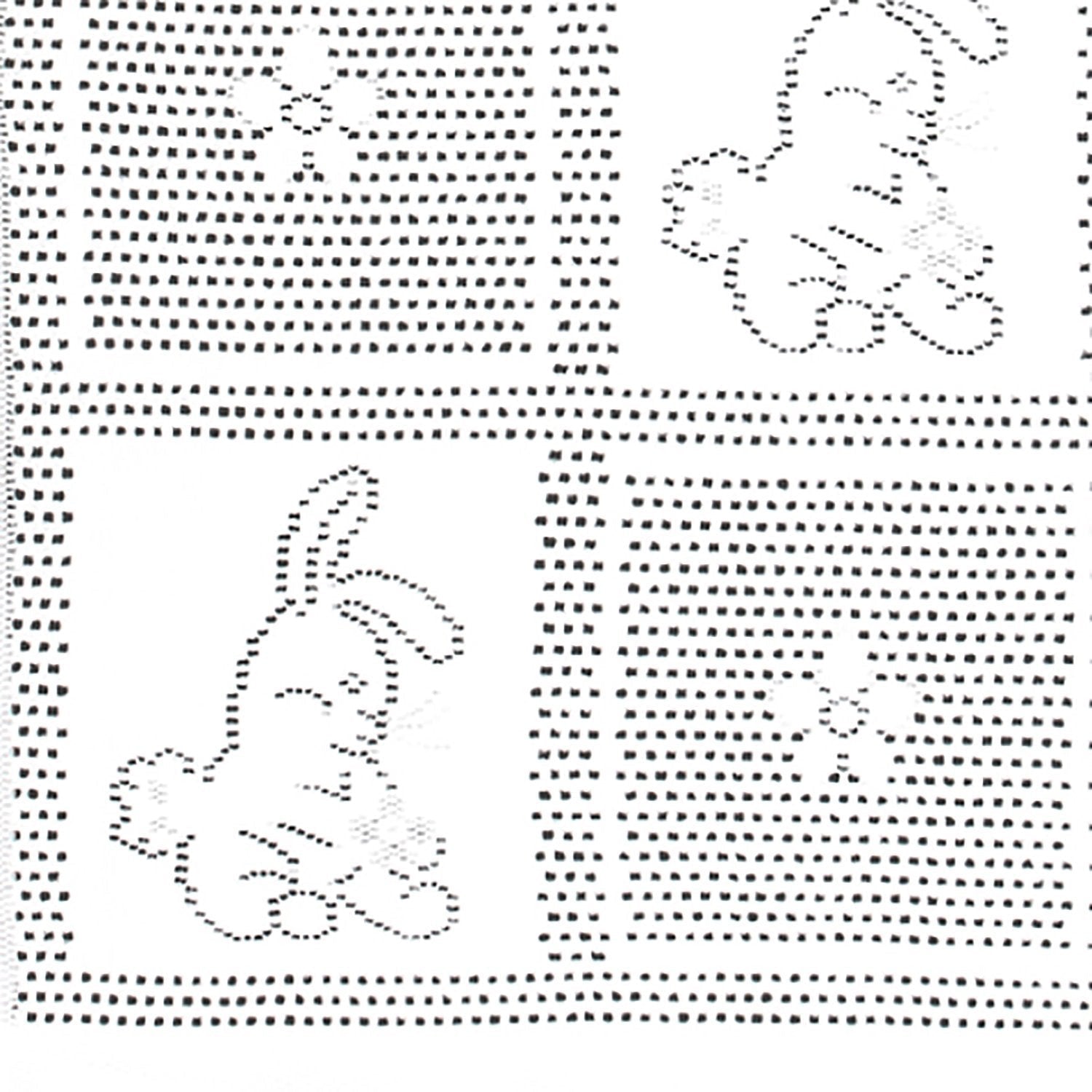 Southampton Home Lace Weave Bunny Baby Blanket ~ White ~-Gifts-00810032751319-{sku]-Prince of Scots