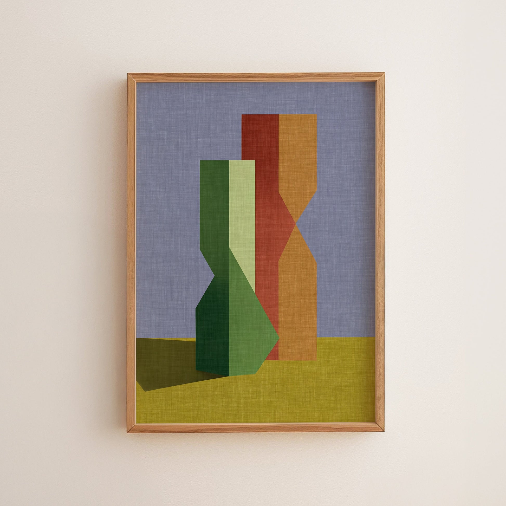 Form and Structure No. 03 — Geometric Abstract Art Print
