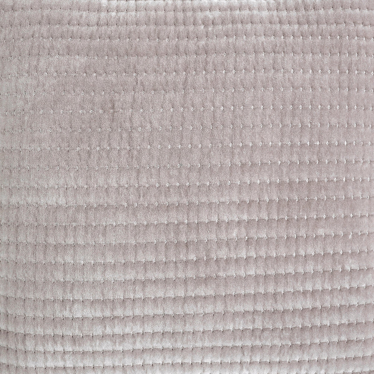 CL-188-11096_7|Close-up texture of a soft grey quilted coverlet, featuring fine, consistent parallel stitch detailing.