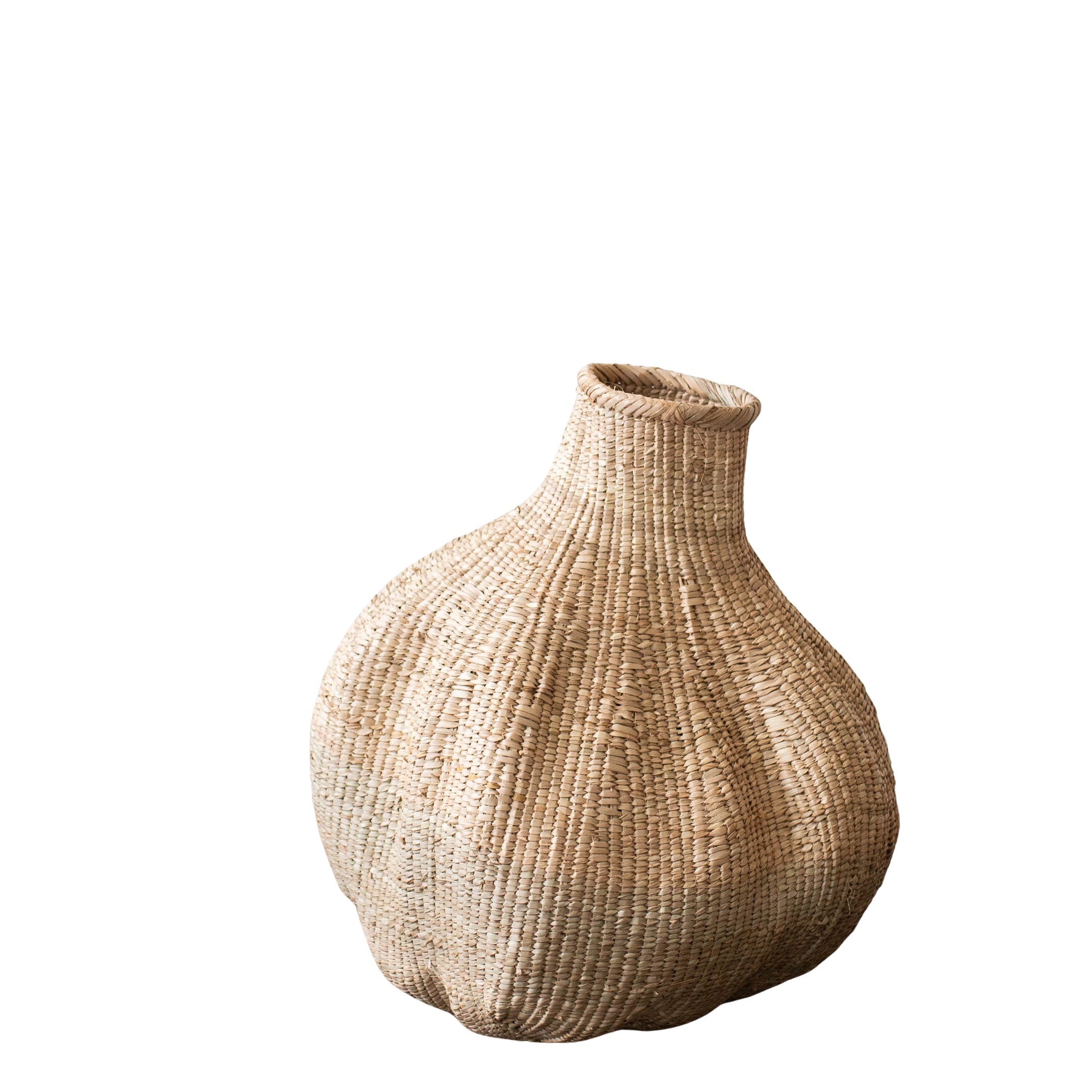 organic large shaped natural woven basket