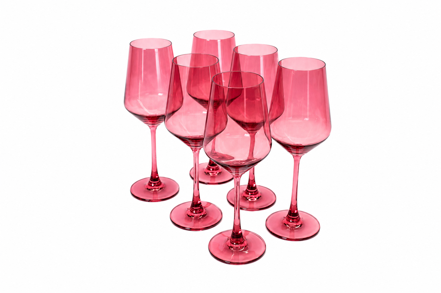 Mauvelous - Colored Wine Glass