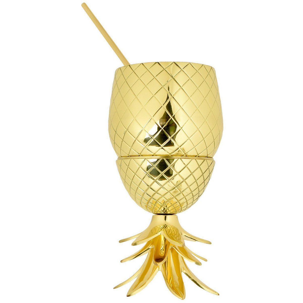 The Royal Hawaiian Pineapple Tumbler (27 Ounce)-Home Gifts-Prince of Scots-810032751760-PineGold9-Prince of Scots