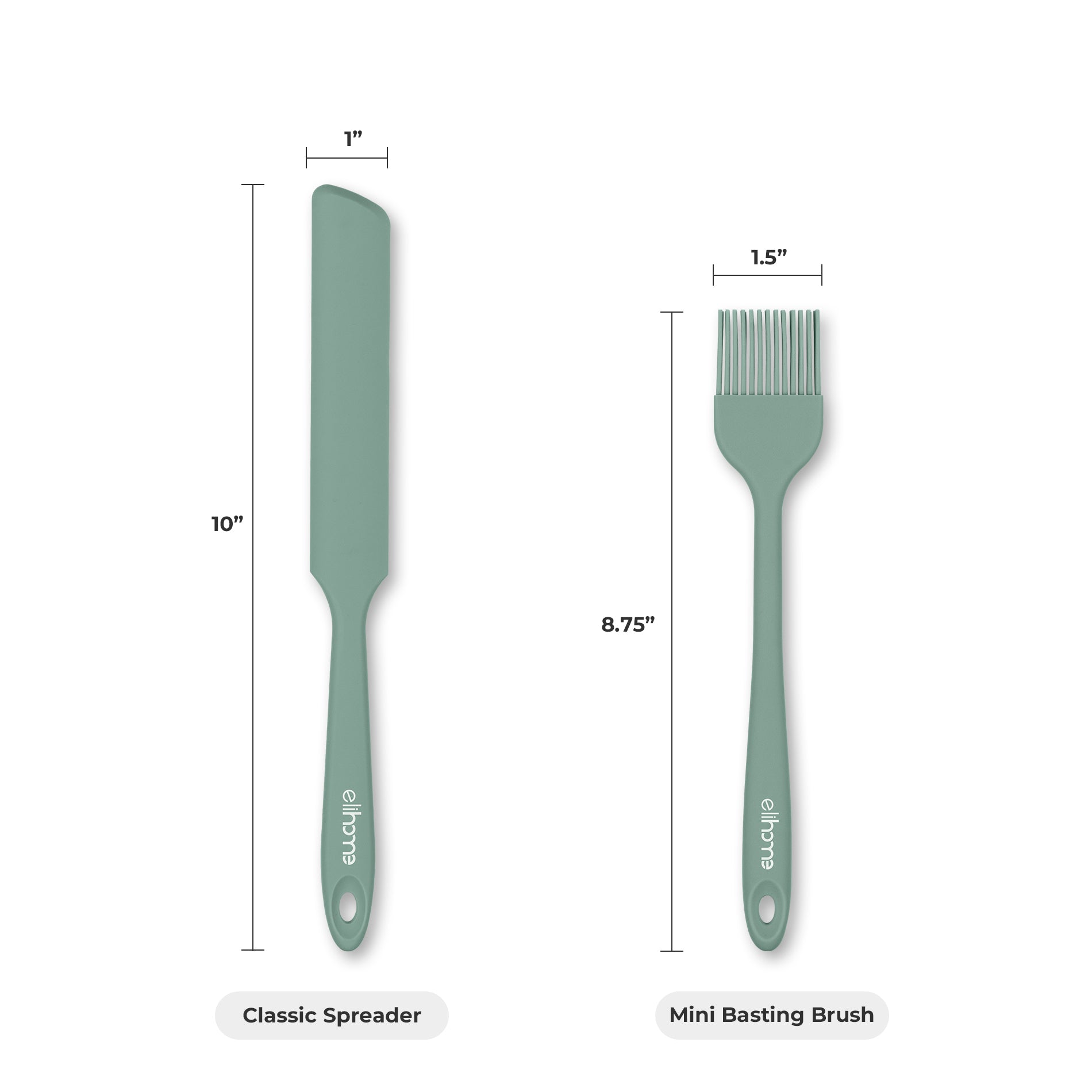 Elihome Premium Silicone Mini Basting Pastry Brush - Thumbnail 4