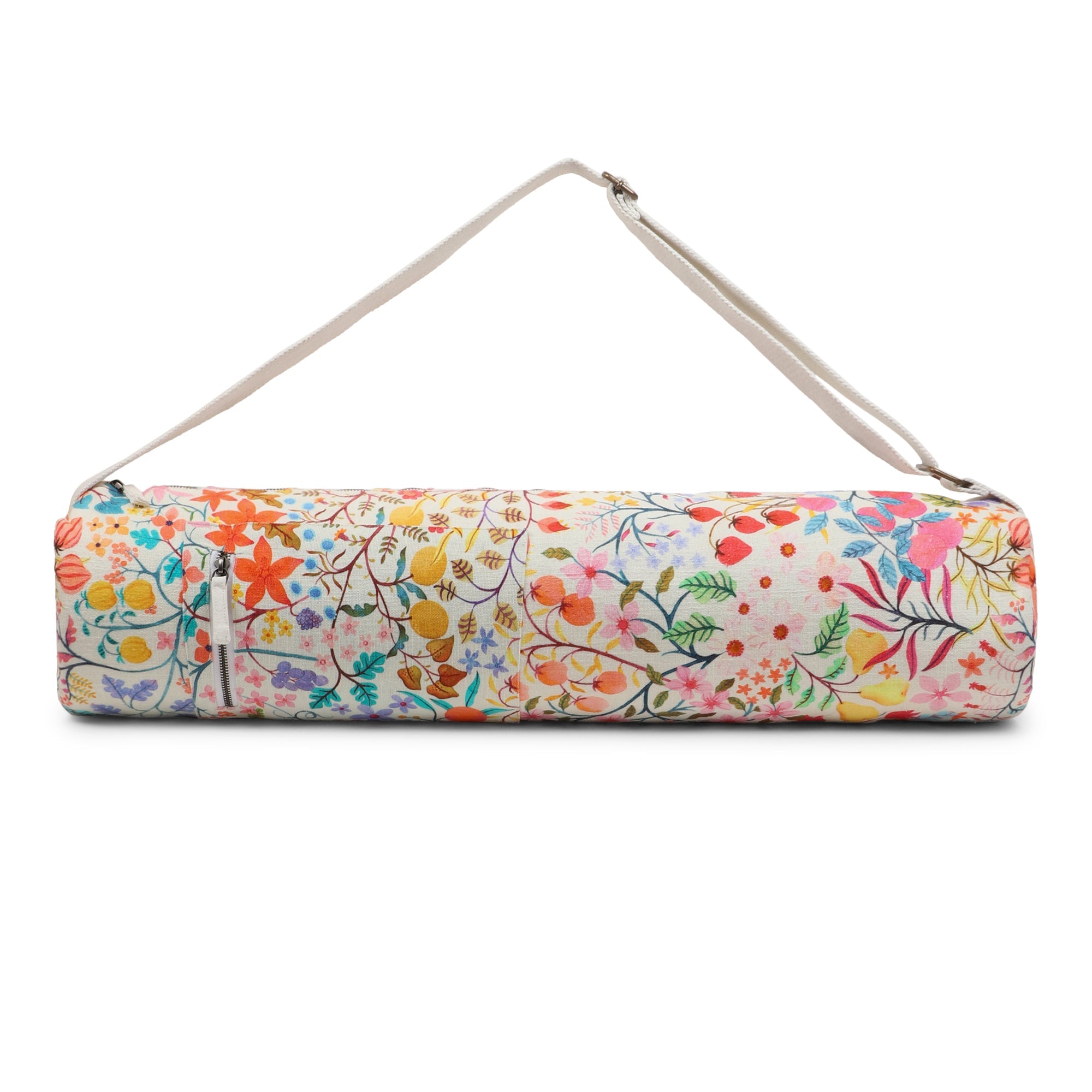 Flourishing Floral Yoga Mat Bag