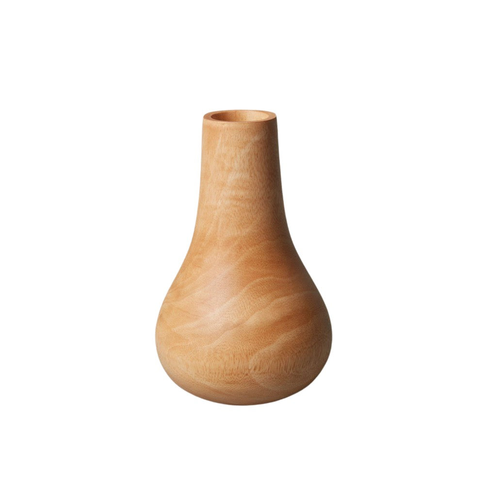 Mango Wood Bulb Vase