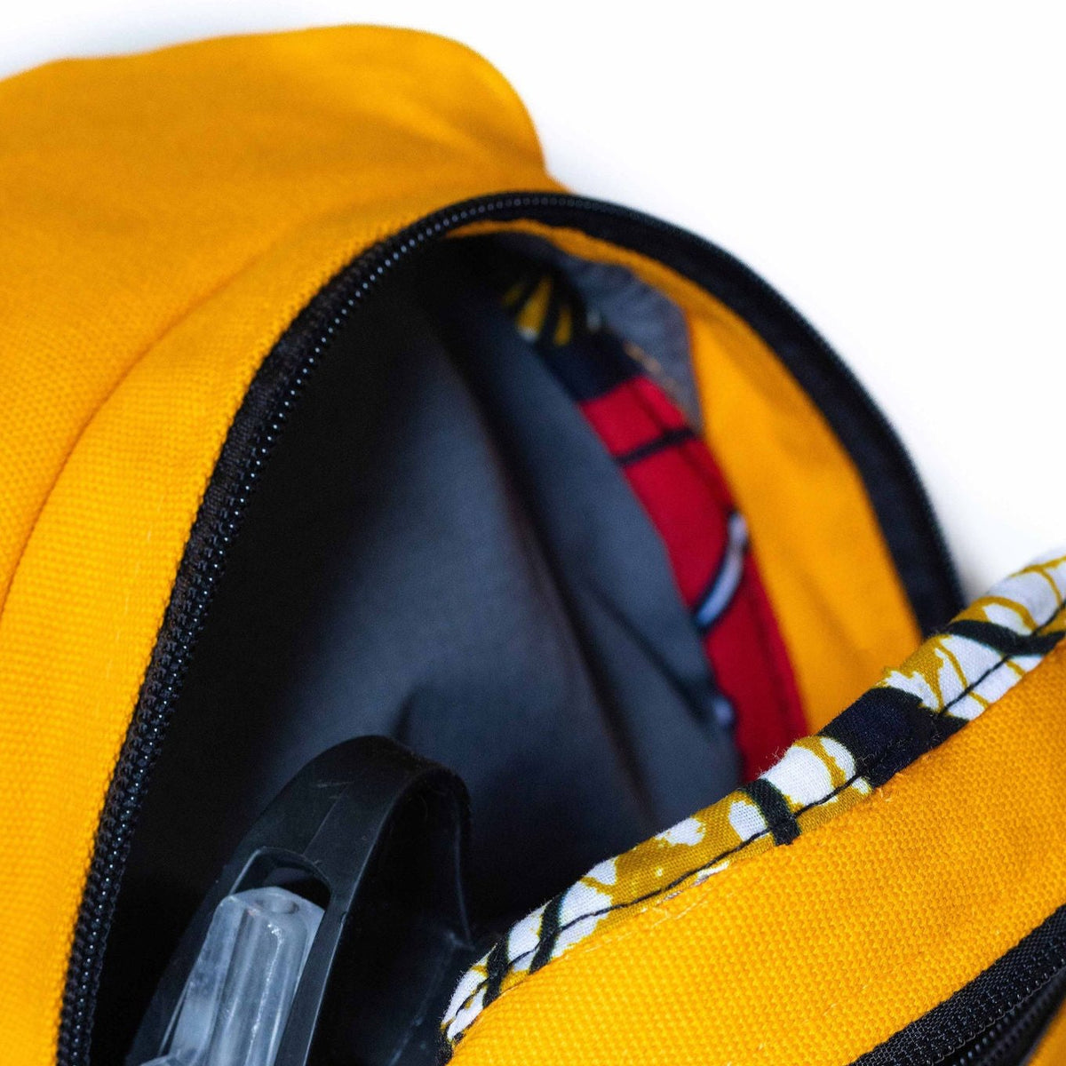 Orange Large Canvas Crossbody Sling Bag for Men & Women | Umoja #color_orange