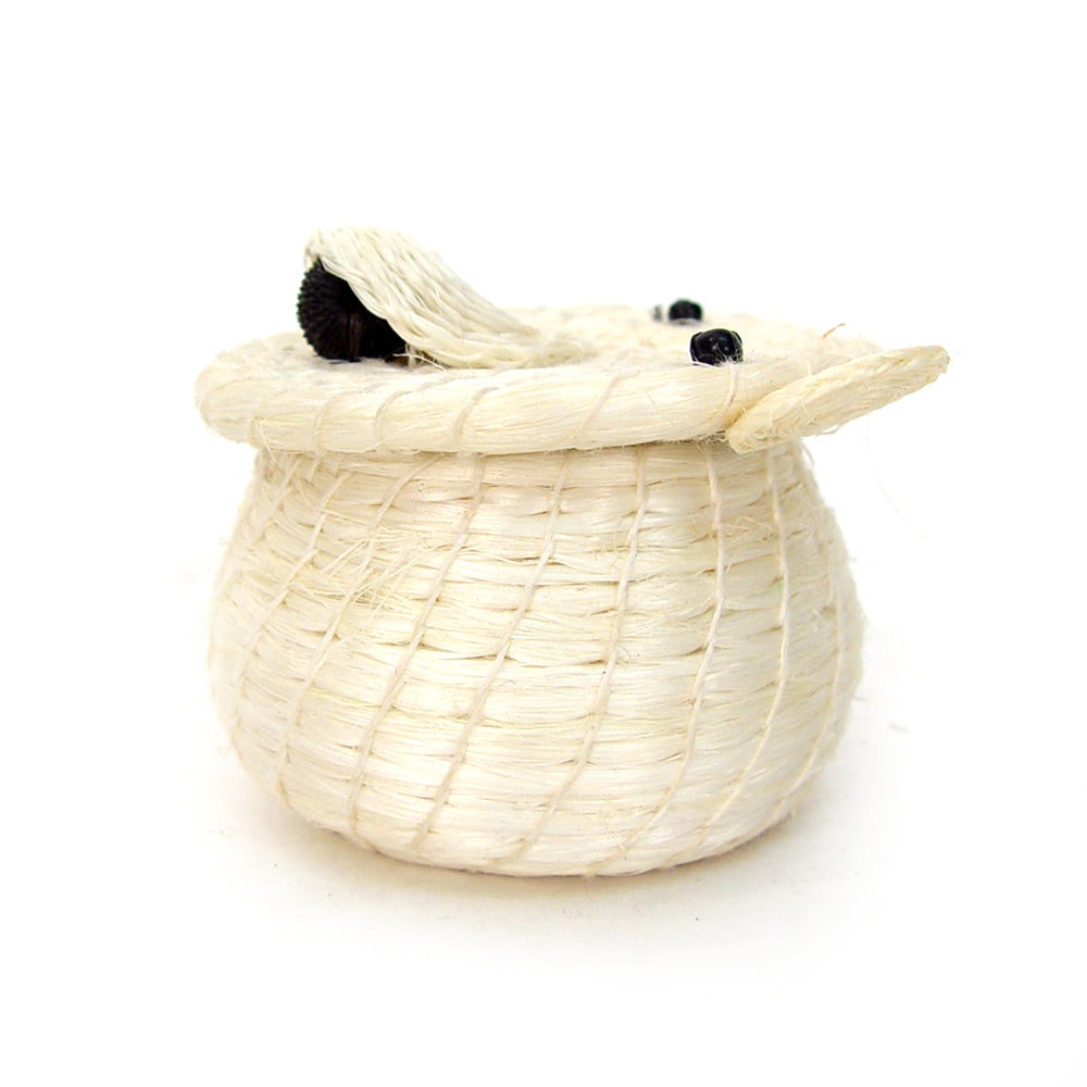 Mbare Polar Bear Lidded Basket - Thumbnail 2