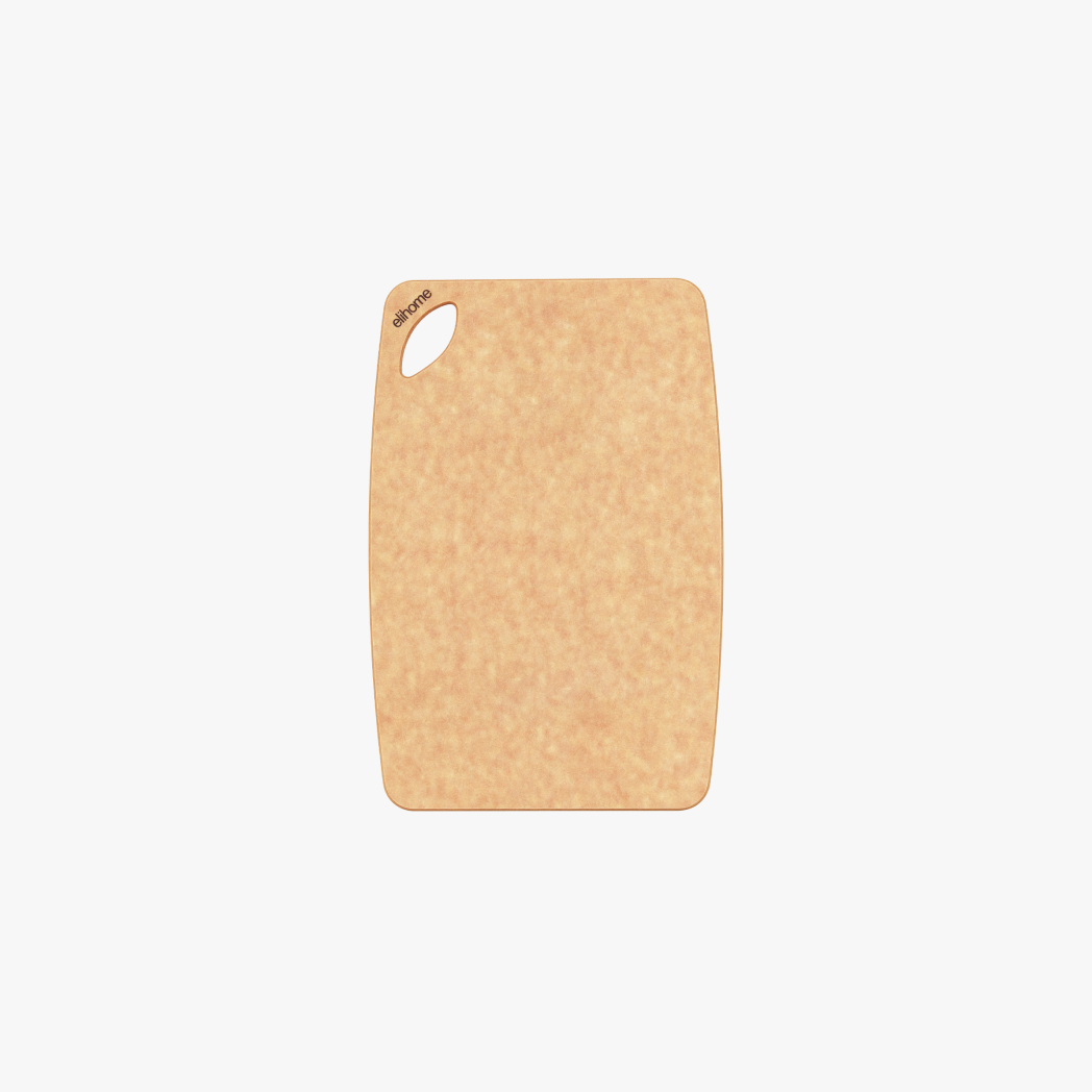 Elihome Classic Series Small Cutting Board 7" x 10" - wood fiber cutting board with juice groove