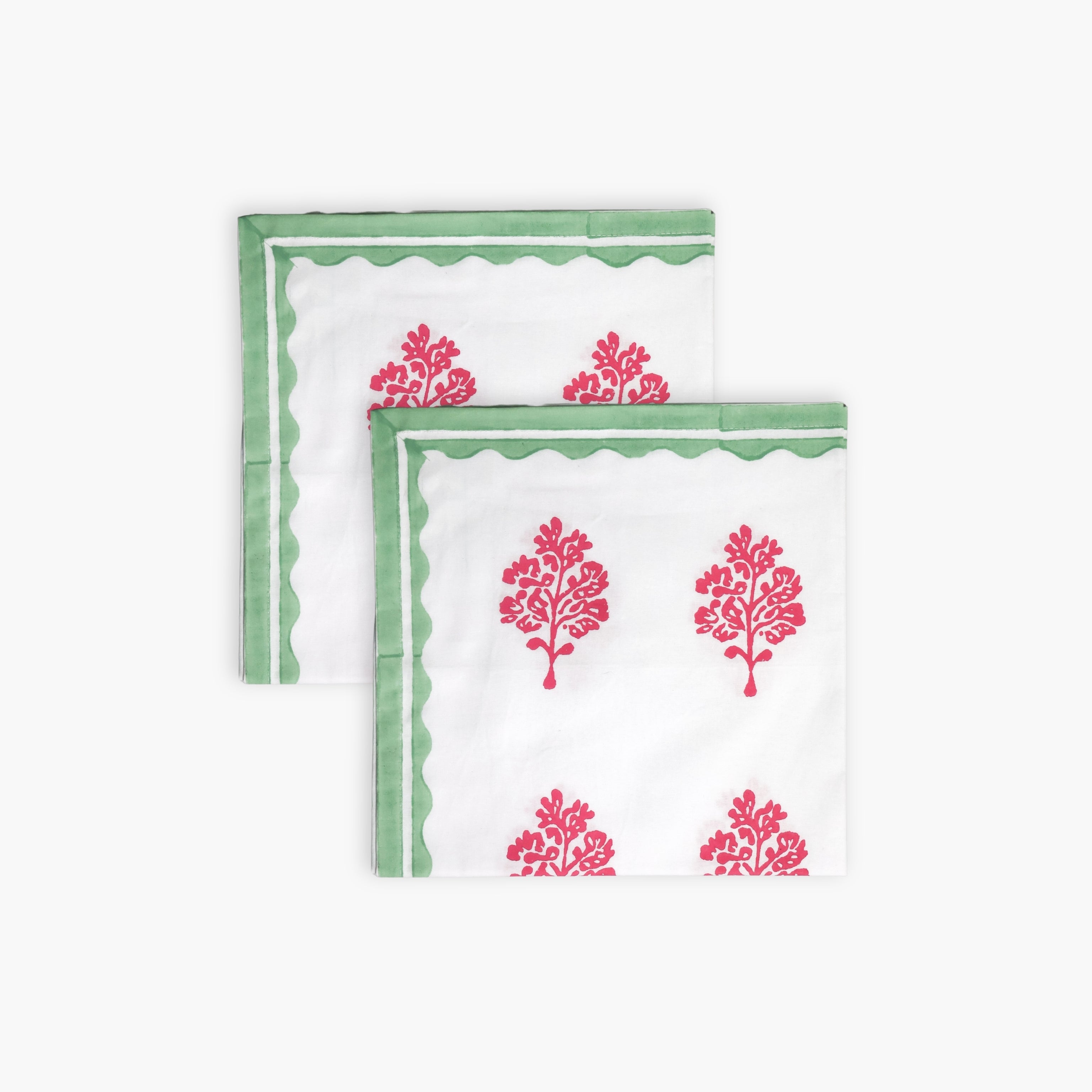 S/2 Sara Table Napkin - Pink