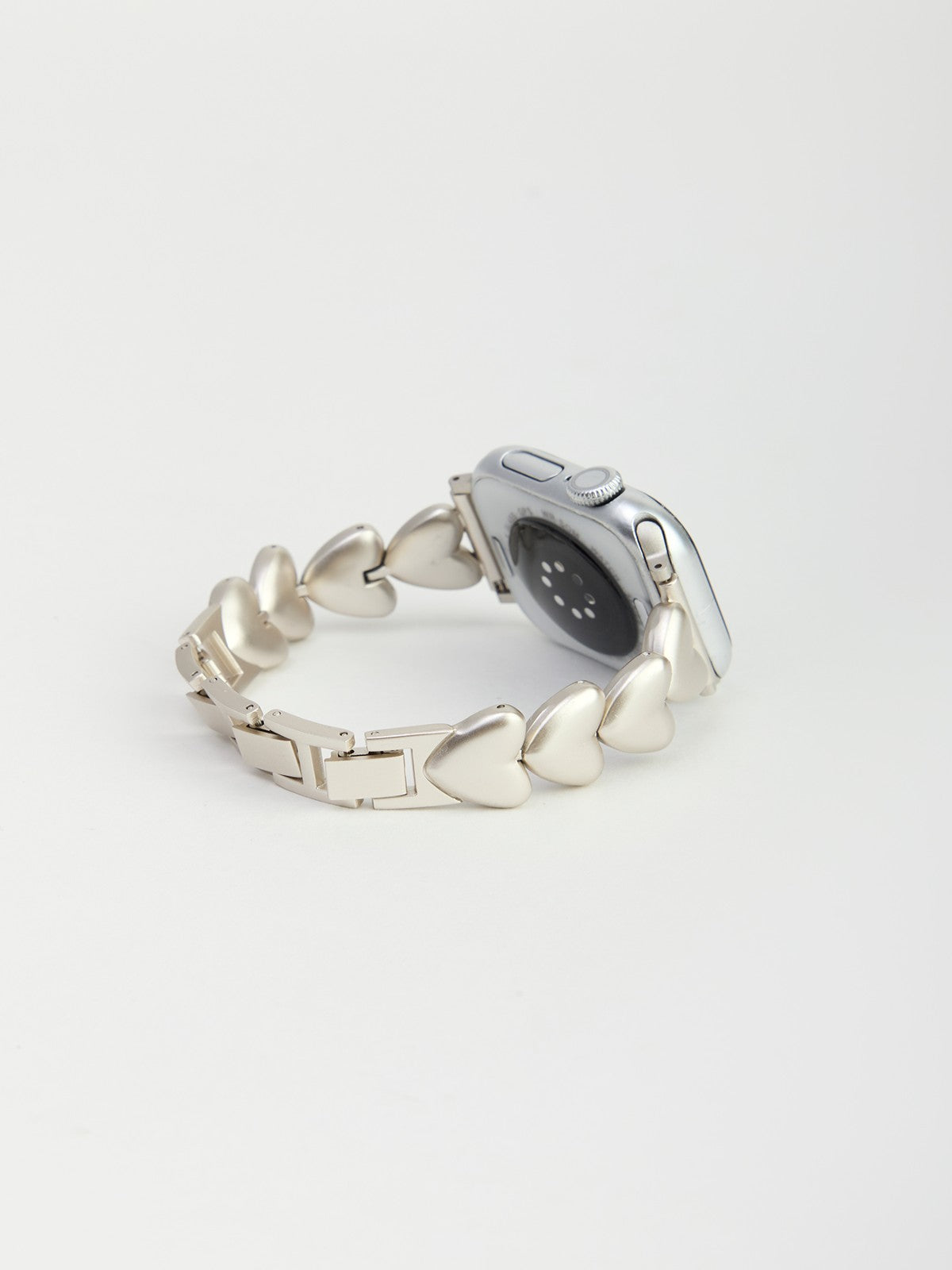 Heart Chain Apple Watch Band - Silver