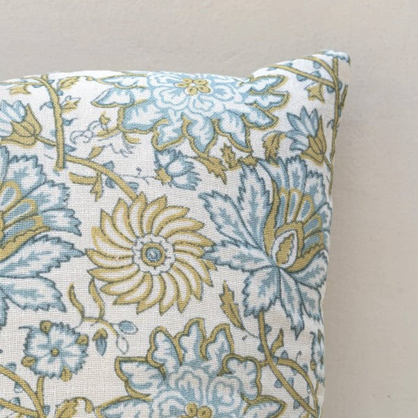 Bloom Blockprint Pillow Cover - Thumbnail 4