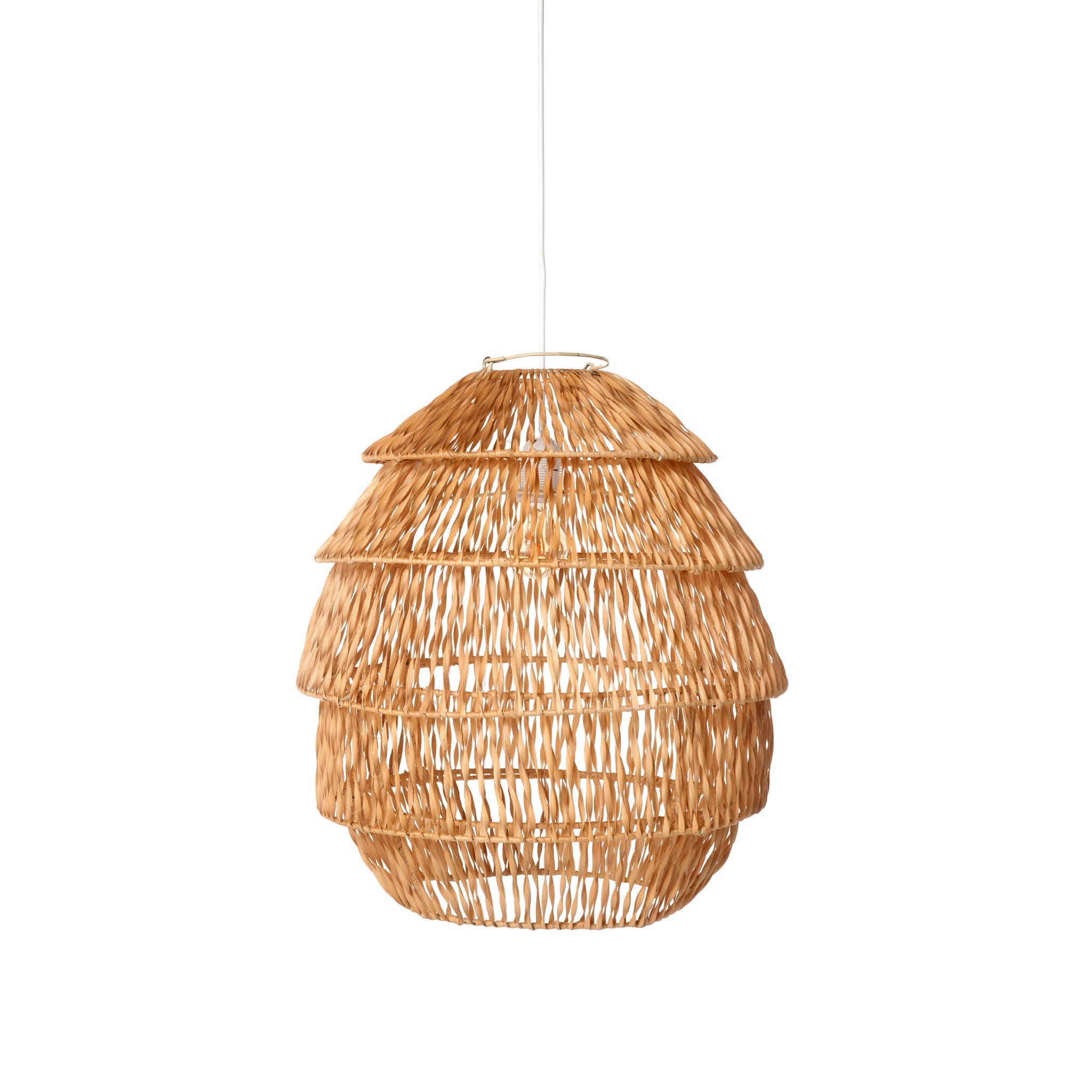 Natural Rattan Pendant Hanging Ceiling Light