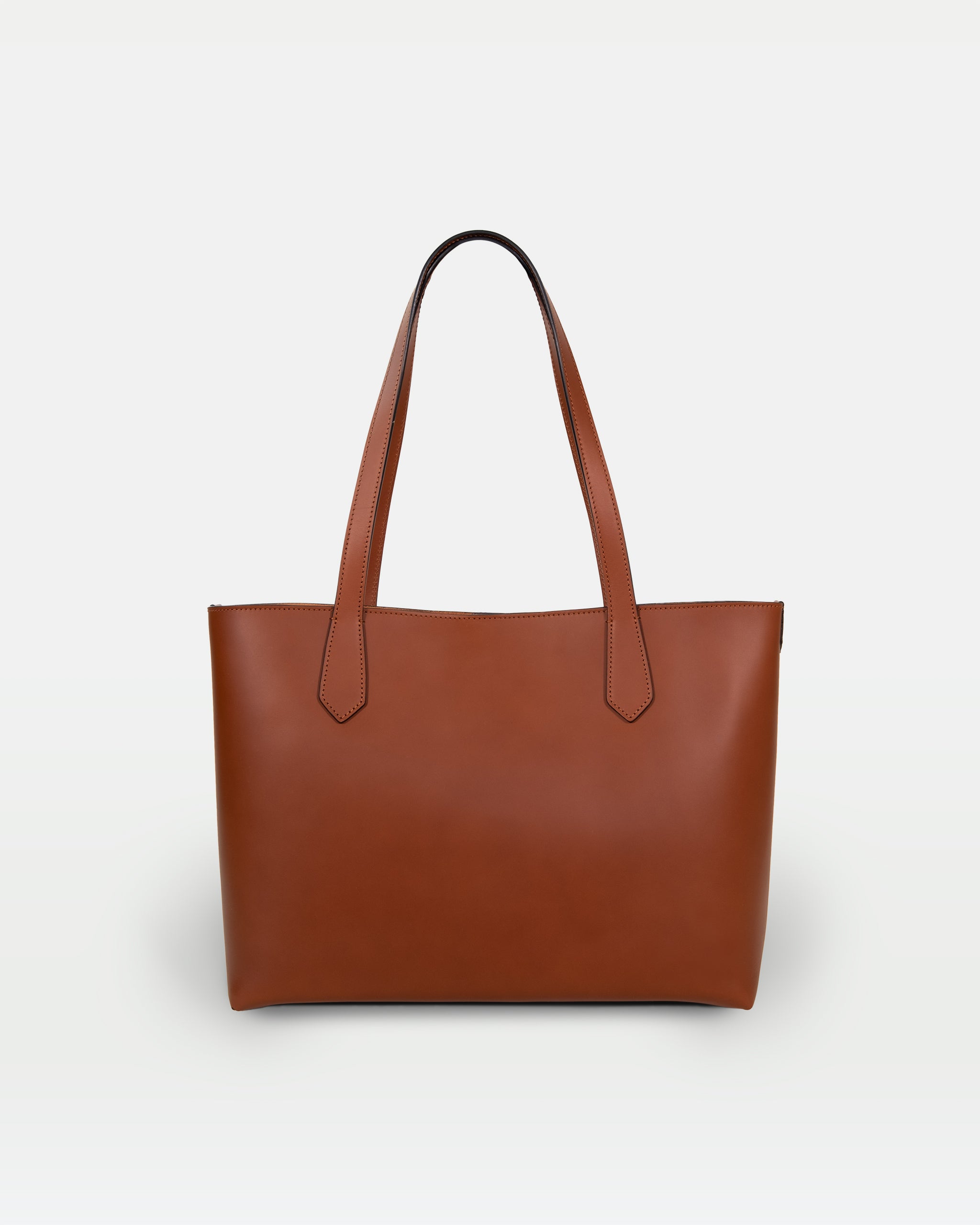 MODHER tote bag in Brown vegetable tanned Italian leather#color_golden-brown