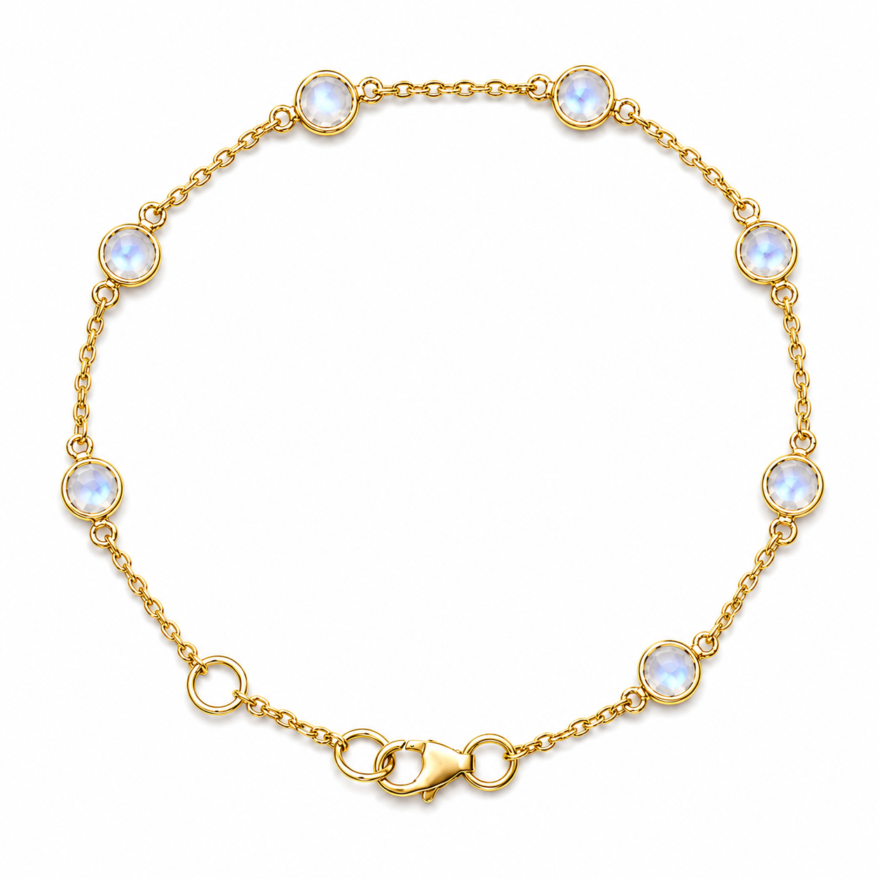 March Birthstone Bracelet — Aquamarine