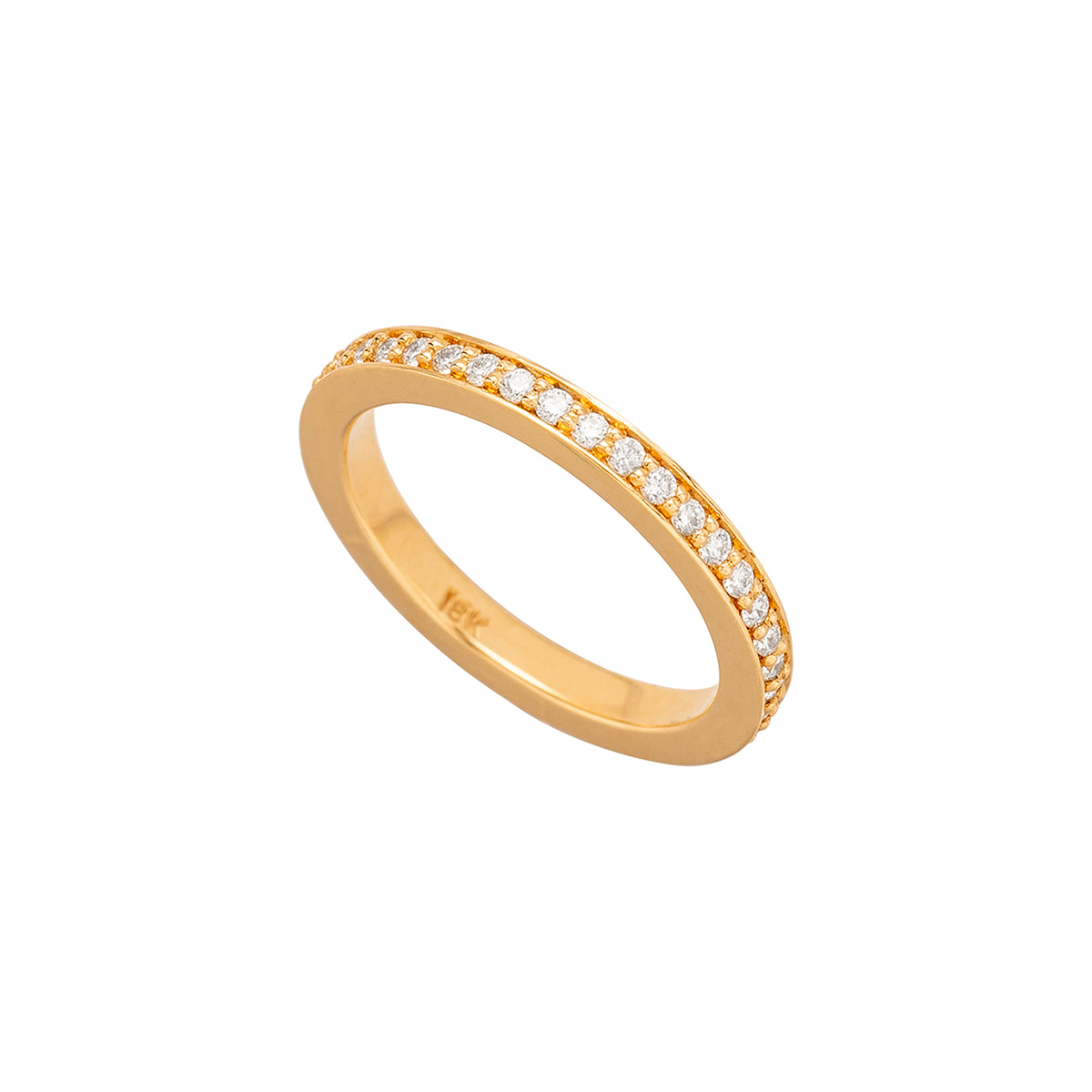 Forever Sweet 18K Yellow Gold Diamond Eternity Band