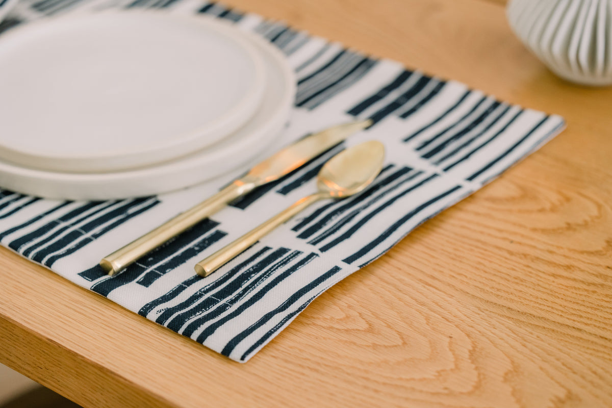 Marguerite in Indigo - Placemat - at300nelson