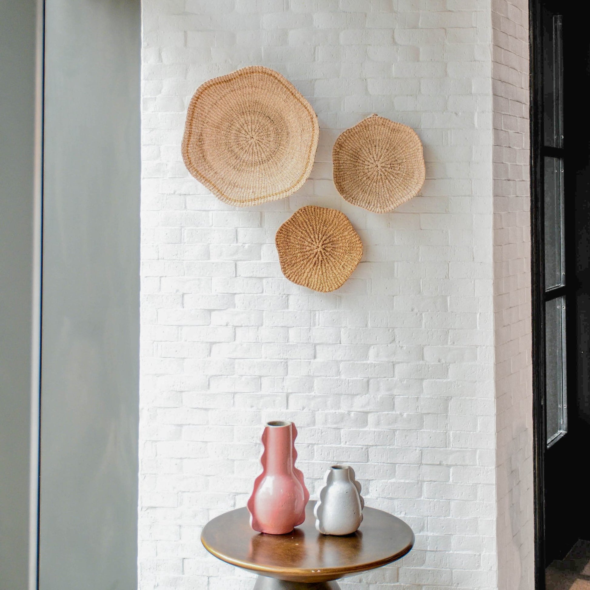 Wall Baskets - Scallop Wall Baskets, Large - Wall Baskets | LIKHÂ - LIKHÂ