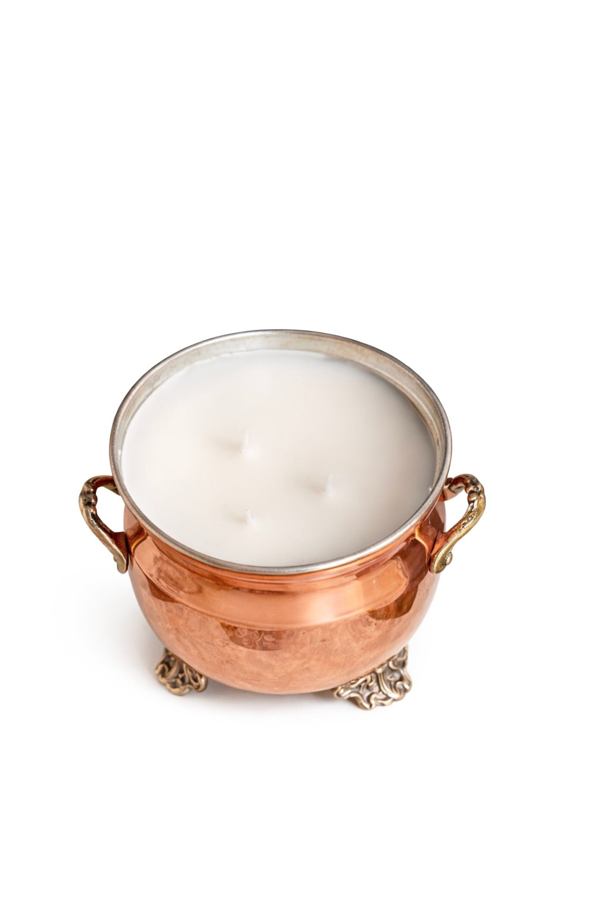 CMK Vintage French Inspired Grapefruit Mint Jardinière Candle