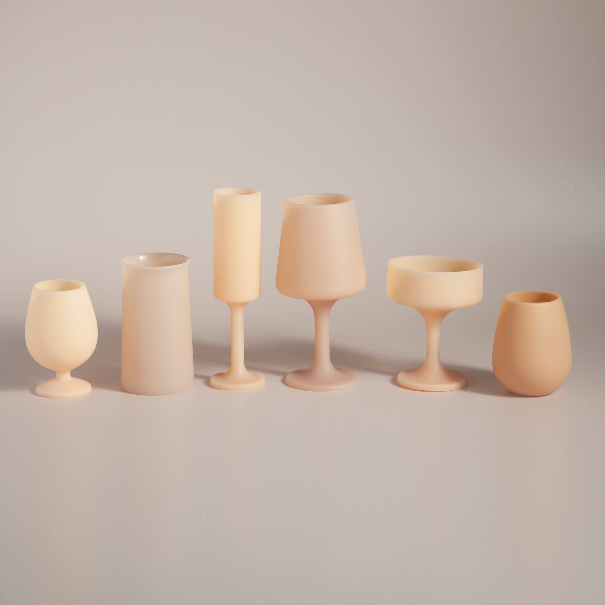 wheat + oat | stegg | silicone unbreakable highball glasses - porter green | style + sustainability