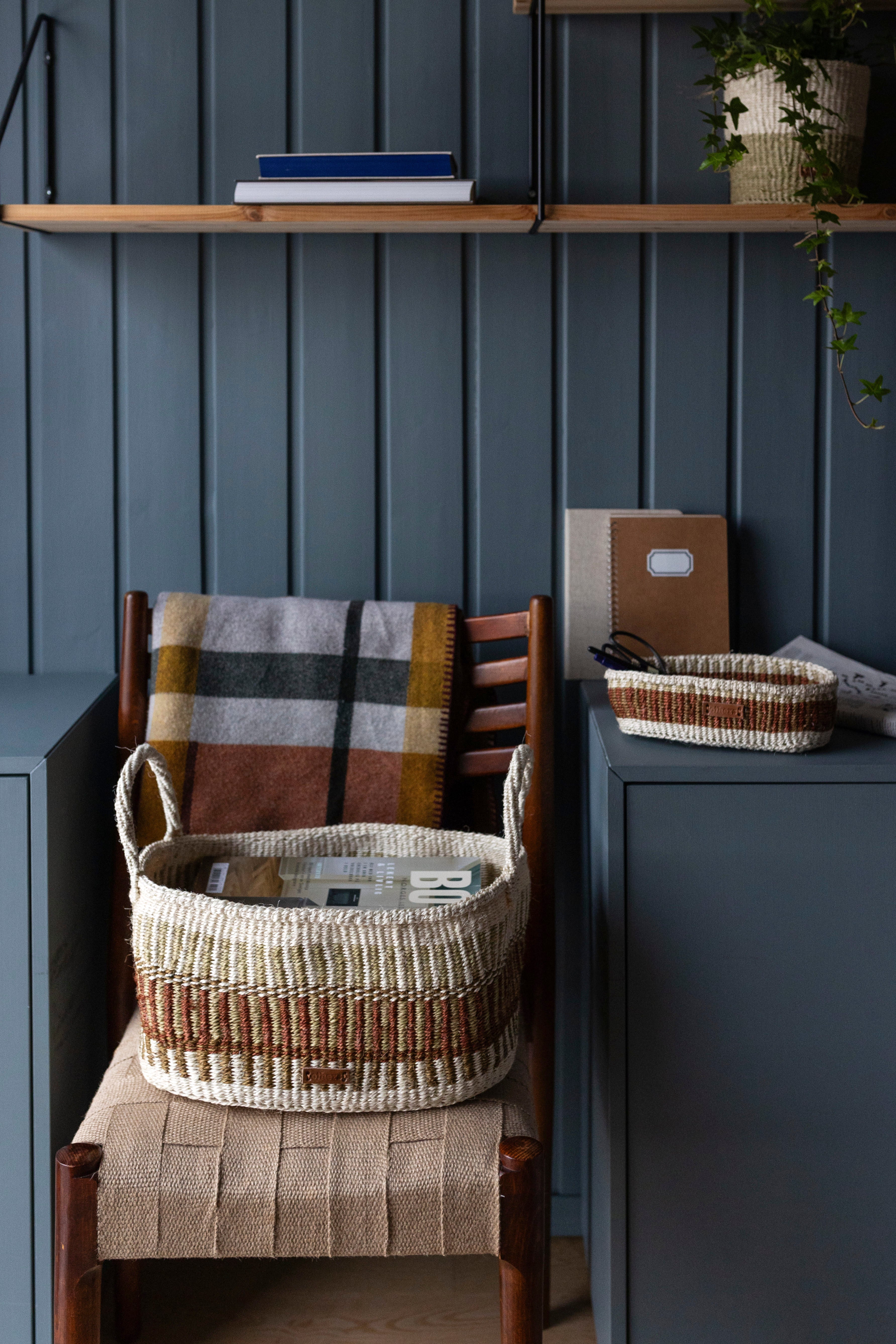 Others Large Oval Basket - Multi-color
