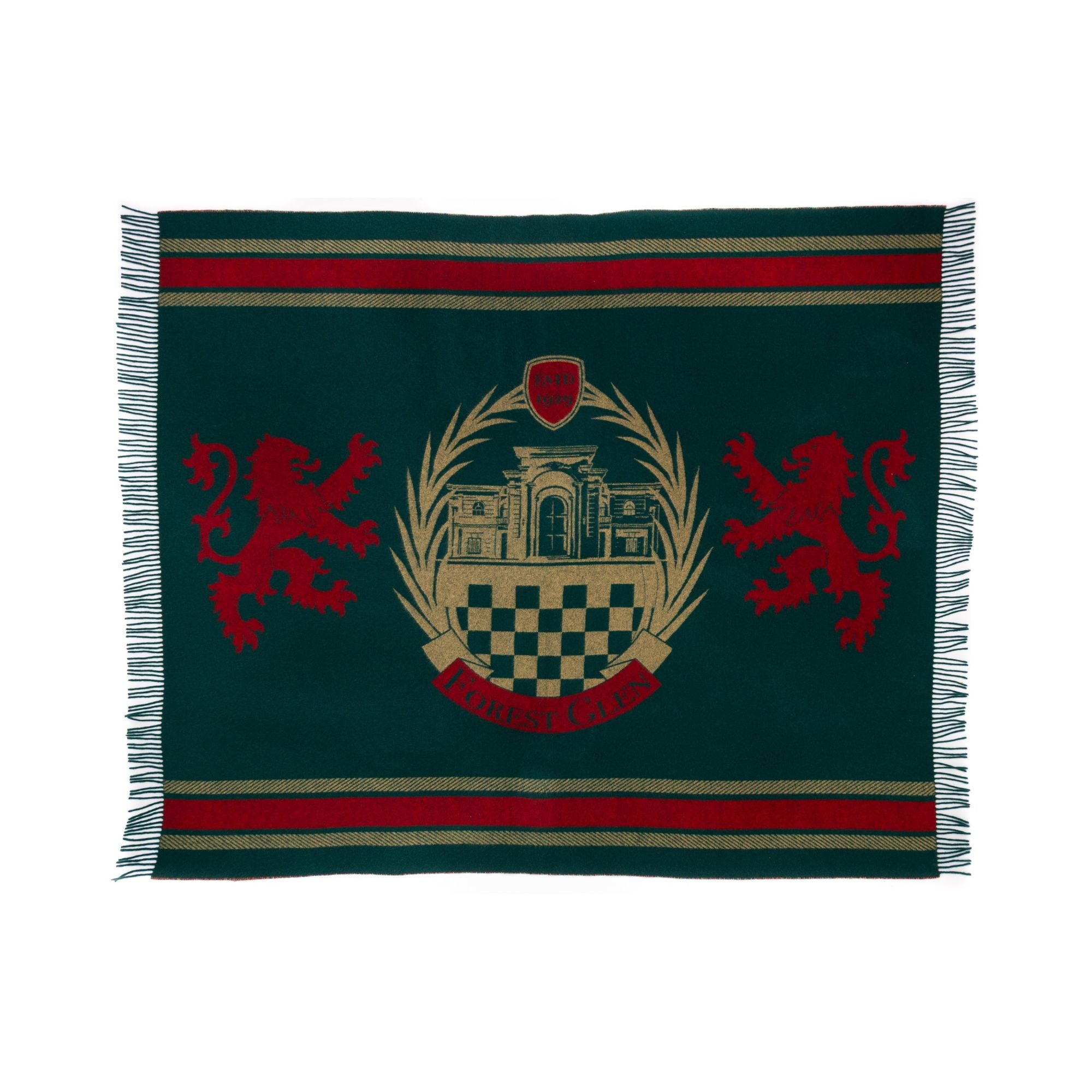 The Forest Glen Club Throw – Extra-Fine Italian Merino Wool