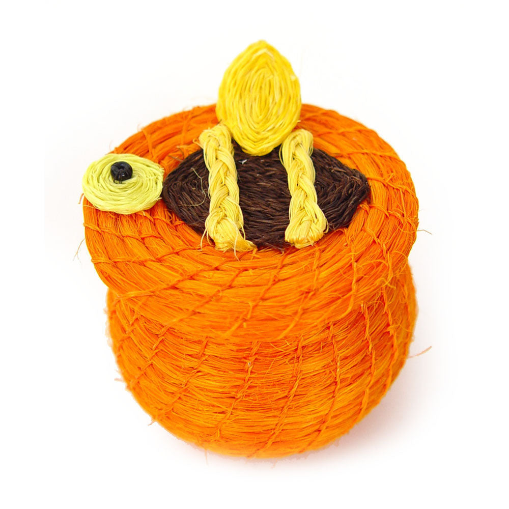 Mbare Honey Bee Lidded Basket - Thumbnail 2