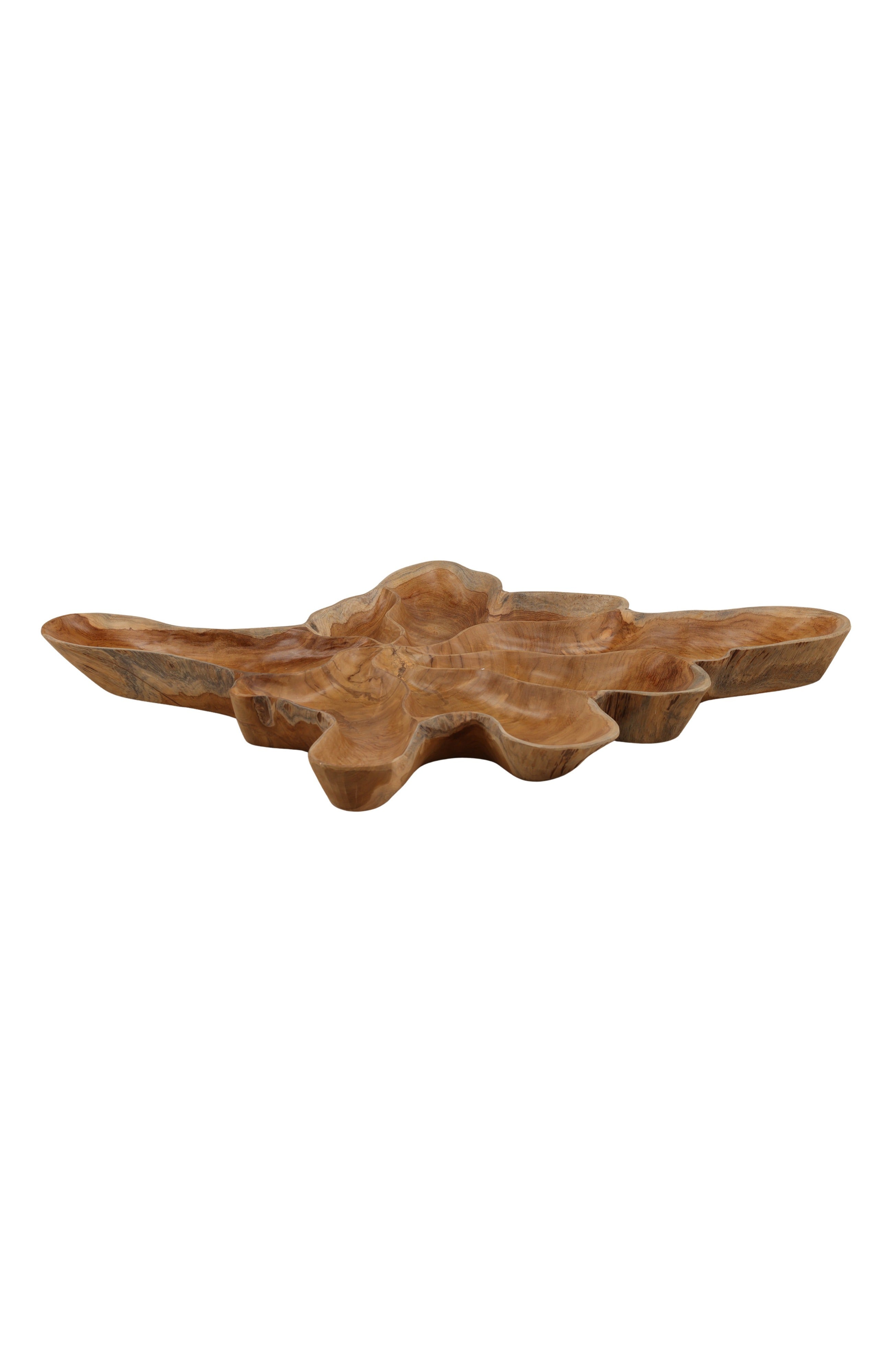 Rowan Large Teak Wood Tray - Natural