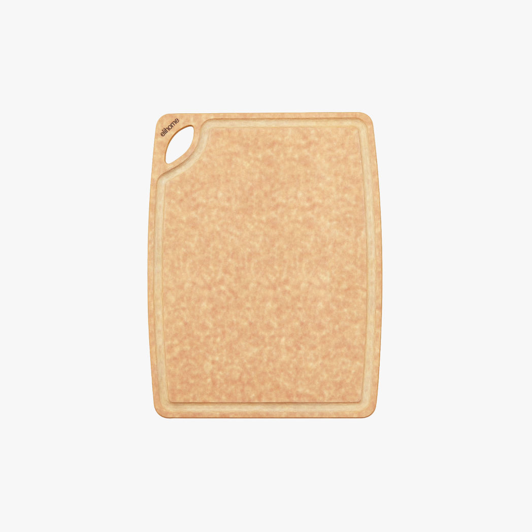 Elihome Classic Series Medium Cutting Board 10" x 13" - wood fiber cutting board with juice groove