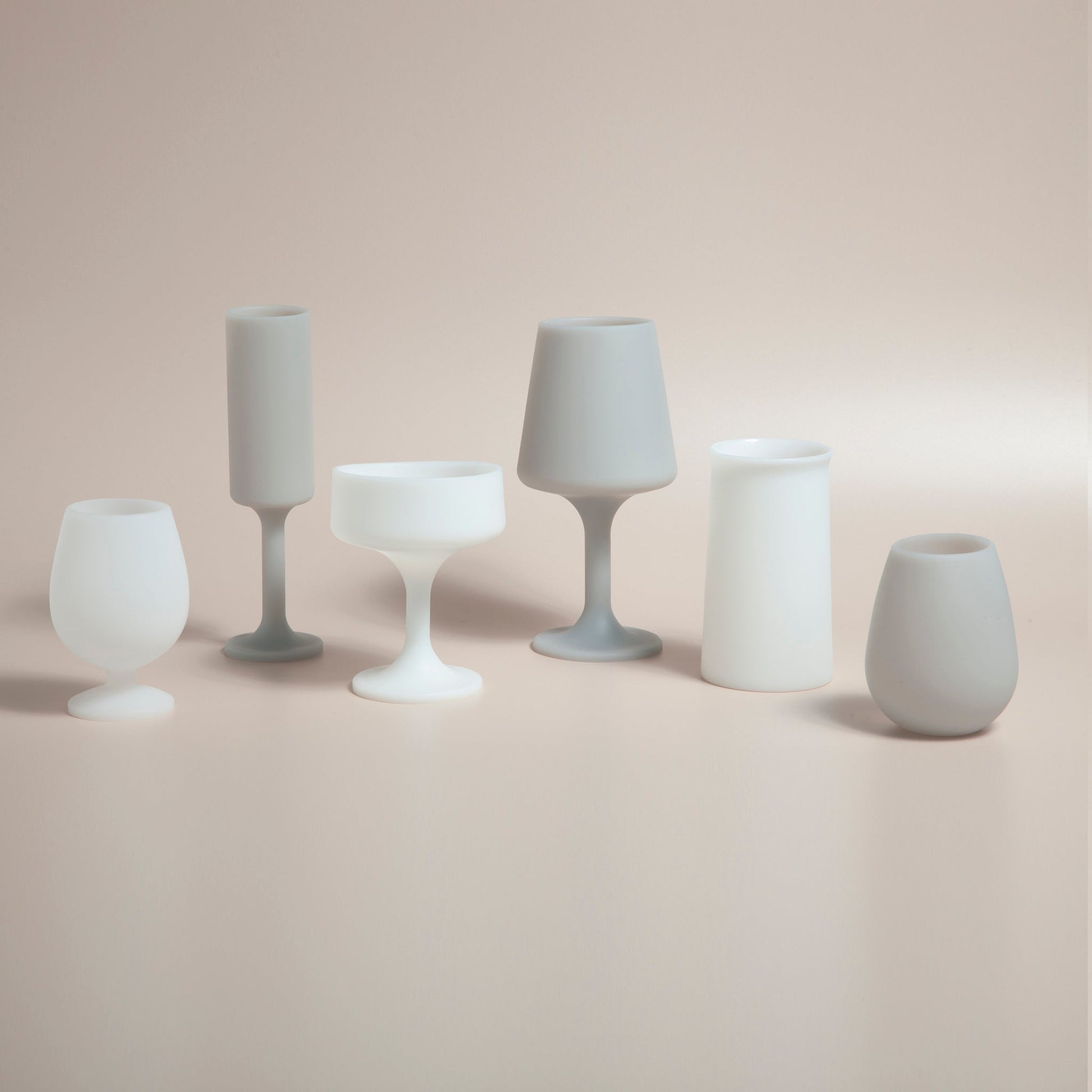 holiday frost | stemm | silicone unbreakable wine glasses - porter green | style + sustainability