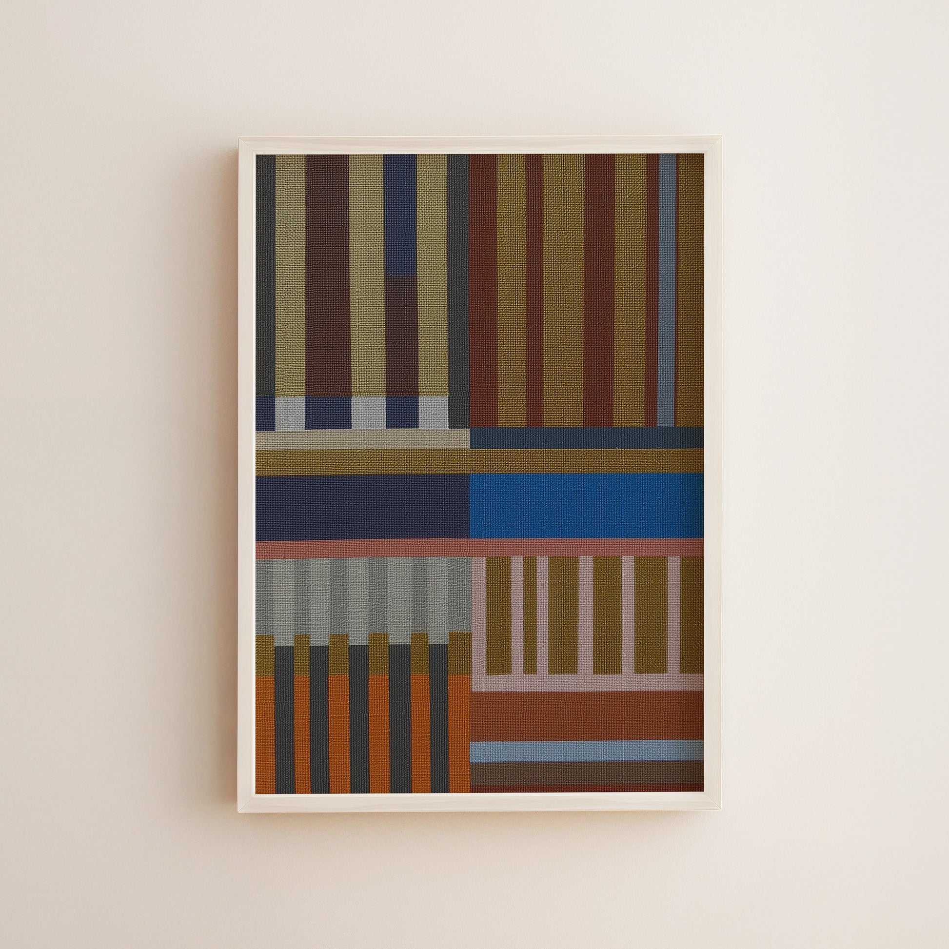 Woven Perspectives No. 03 — Geometric Abstract Art Print