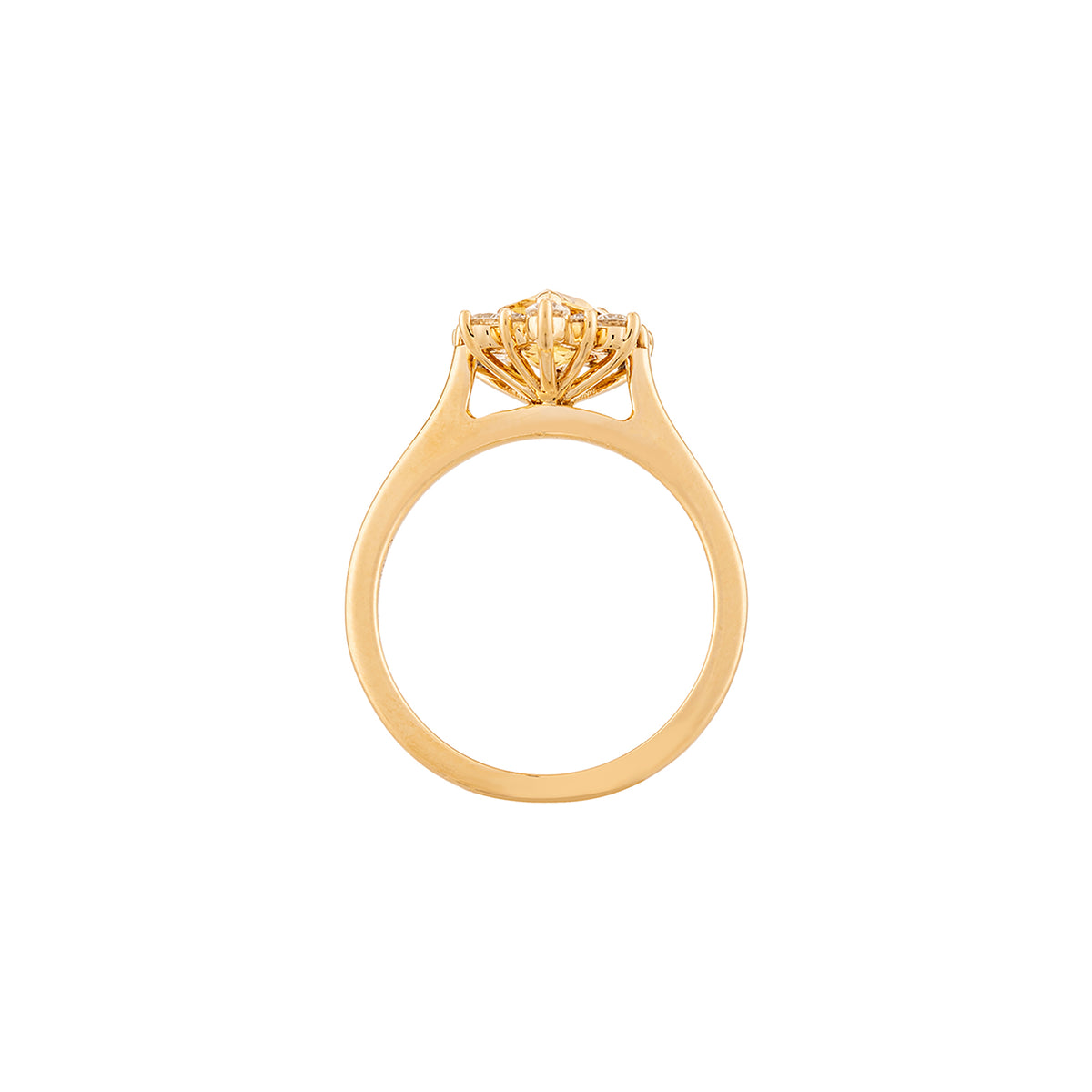 Sunshine 18K Yellow Gold Sapphire Ring