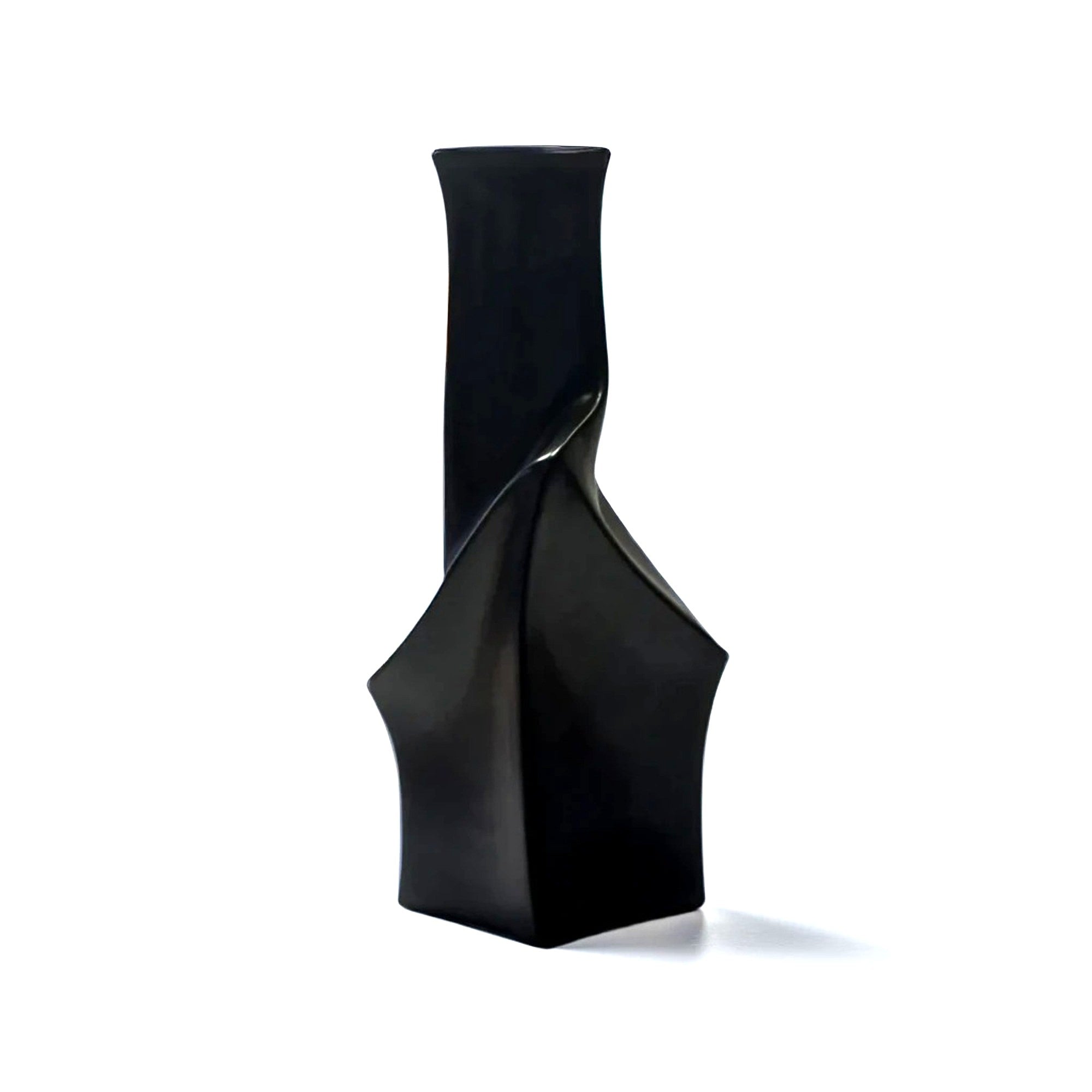 Geo Black Short Vase - Thumbnail 2