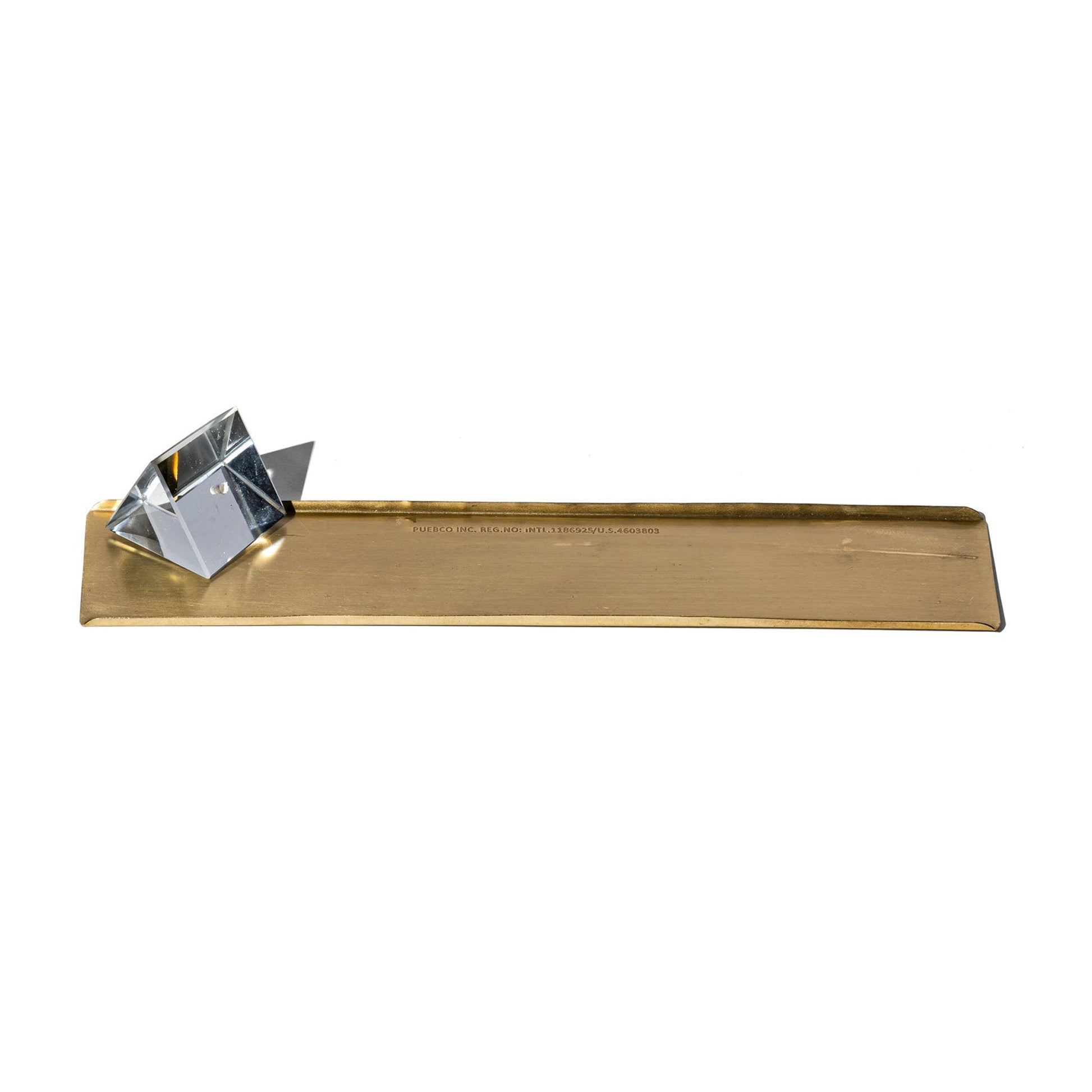 Prism Incense Holder W Brass Tray 4