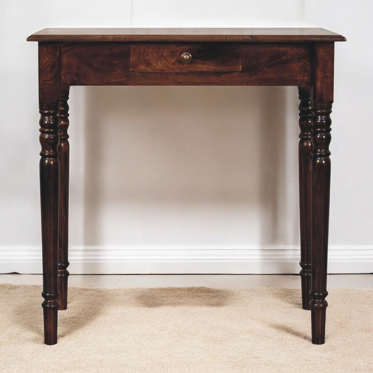 Solid Wood California Walnut Writing Desk
