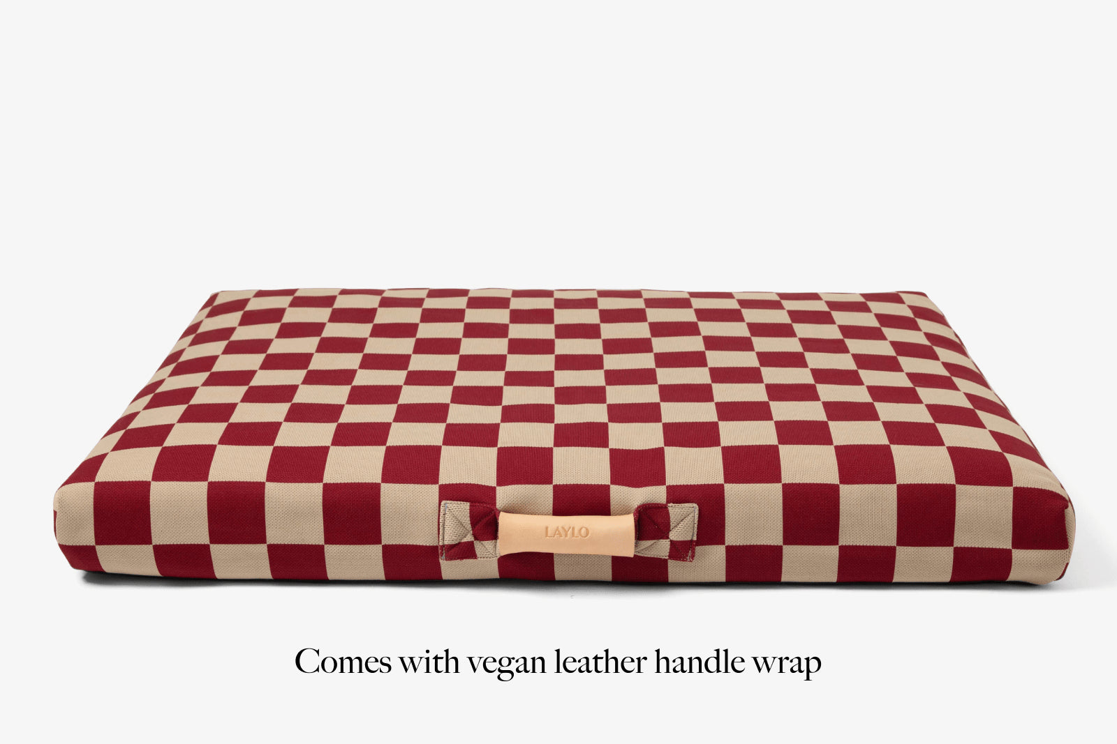 LAY LO™ Pets LAY LO Pets - Red Checker Dog Bed or Bed Cover Lay Lo Pets, dog bed with cover, red checkered bedding, red pet bed,  checkered dog bed, 