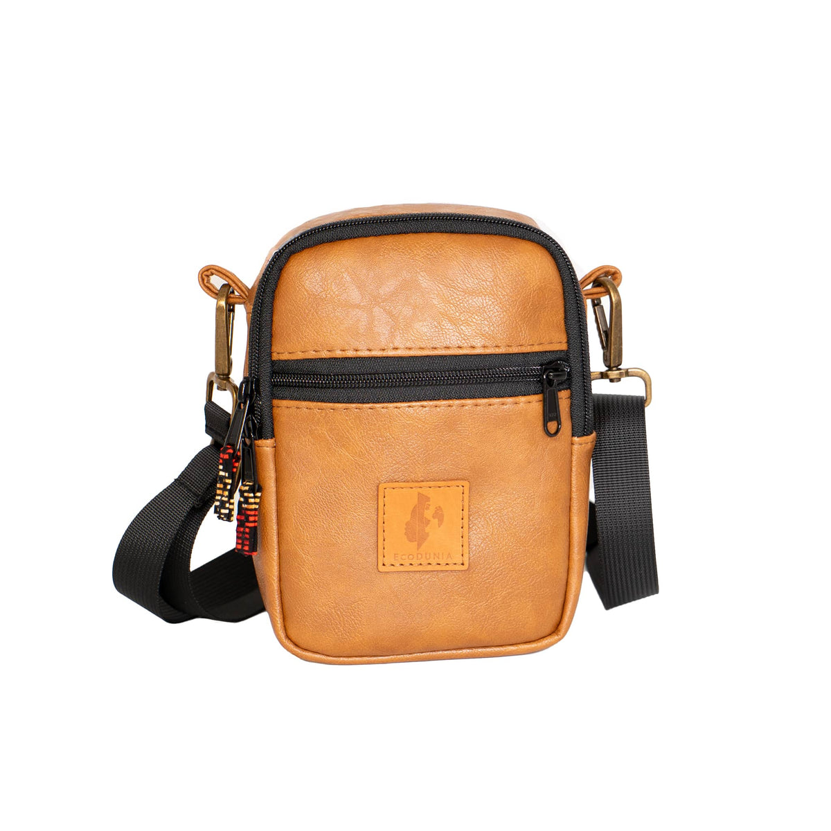 Rozi Vegan Leather Crossbody Bag 1L #color_brown