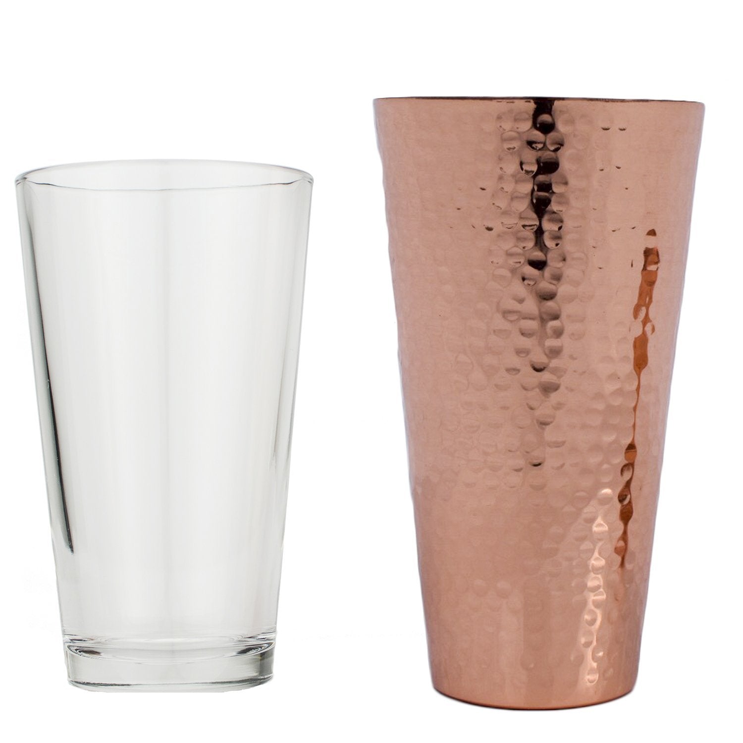 Prince of Scots Professional Hammered Copper Boston Style Cocktail Shaker-Dining and Entertaining-Prince of Scots-634934466375-ProCopperShaker-Prince of Scots