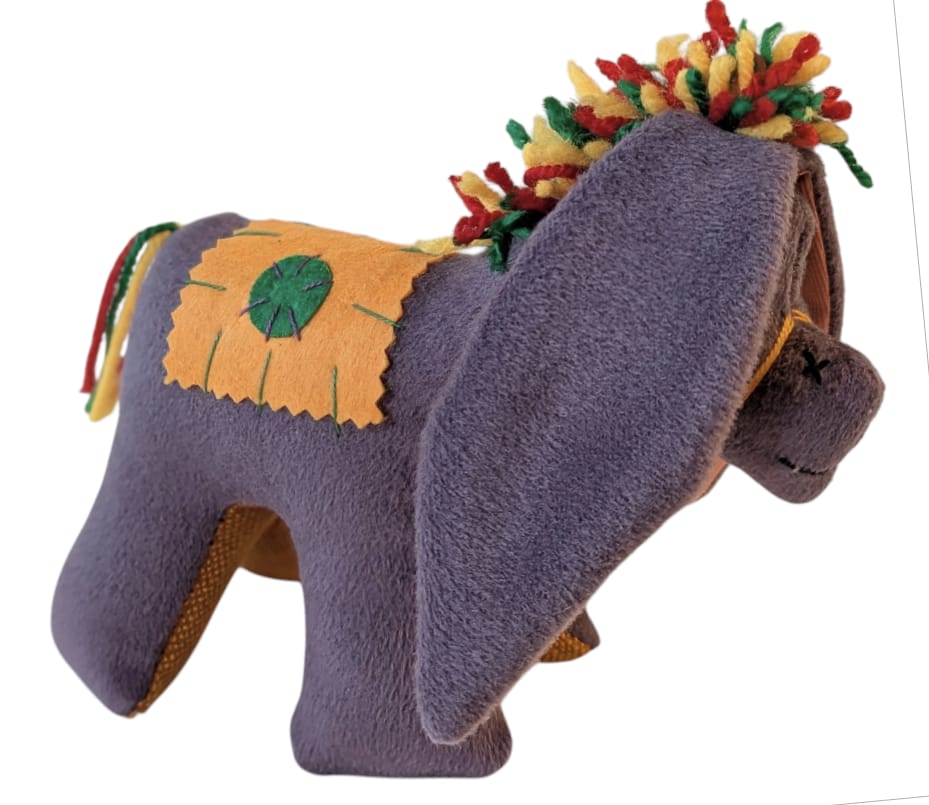 Plush Donkey - Purple