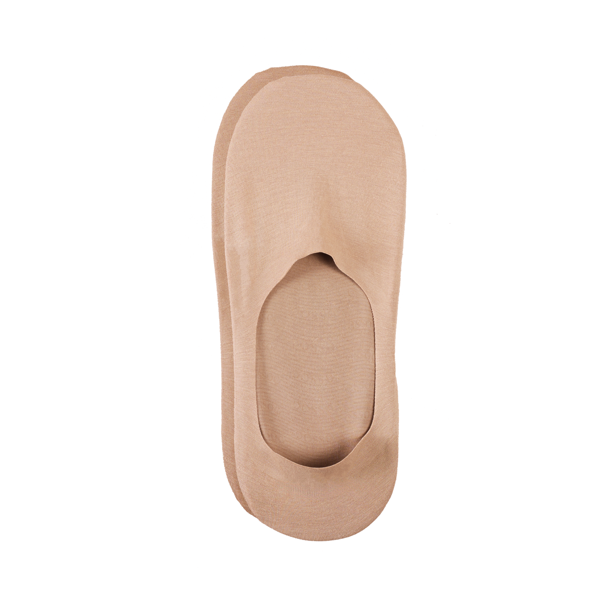 Unisex Cotton No Show Socks | Almond Beige