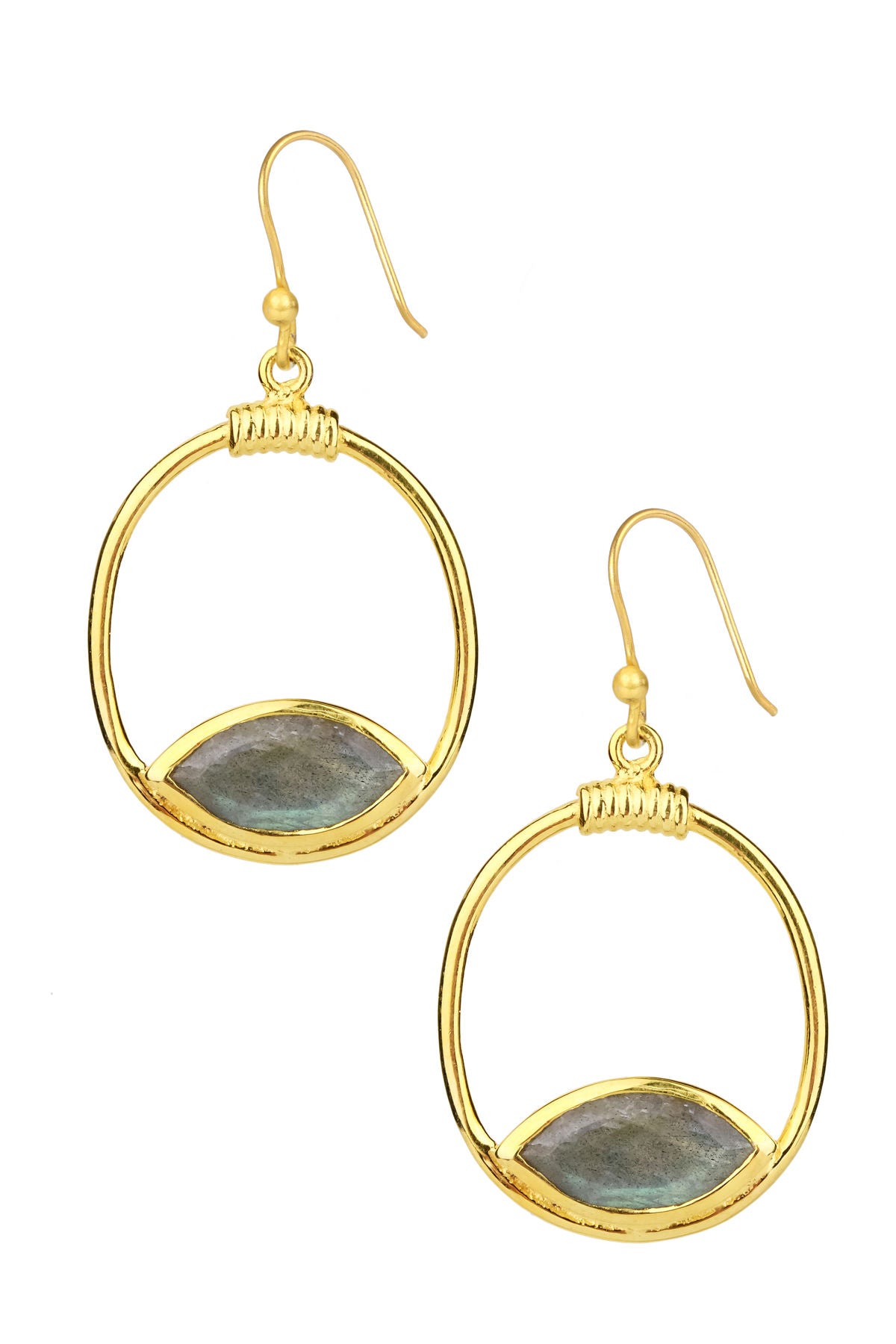Pendant Drop Earring - Gold