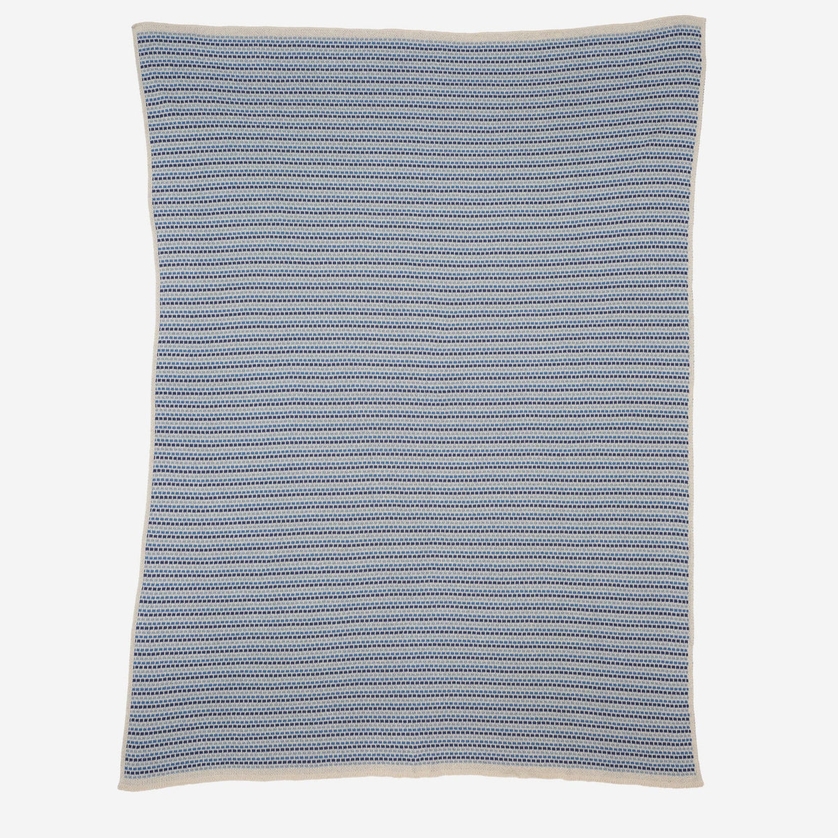in2green Eco Throw Cotton Sustainable Knit Geometric Throw Blanket - Block Lines 601570194696 BL01TBL1