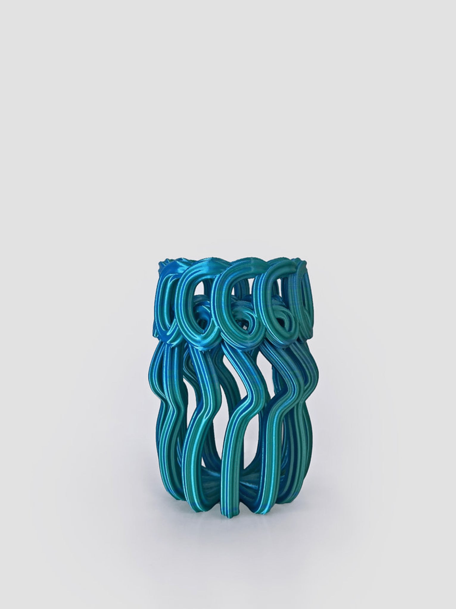 Frosting Vase Blue - Form&Seek