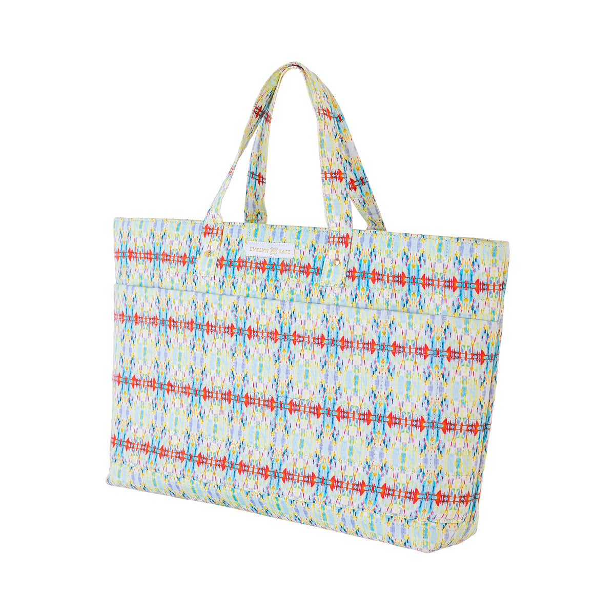 Red Bridge Quilted Tote Bag