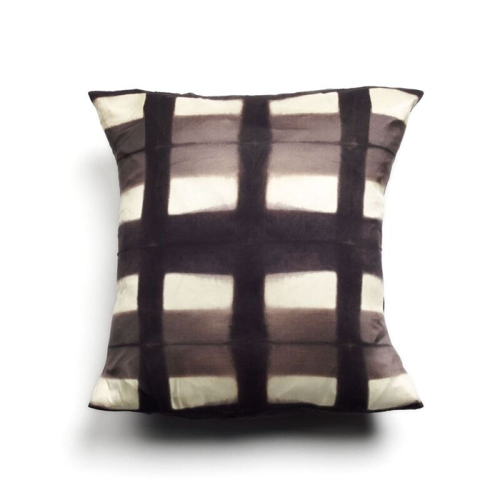 Handcrafted Shibori Print Mulberry Silk Pillow Cover