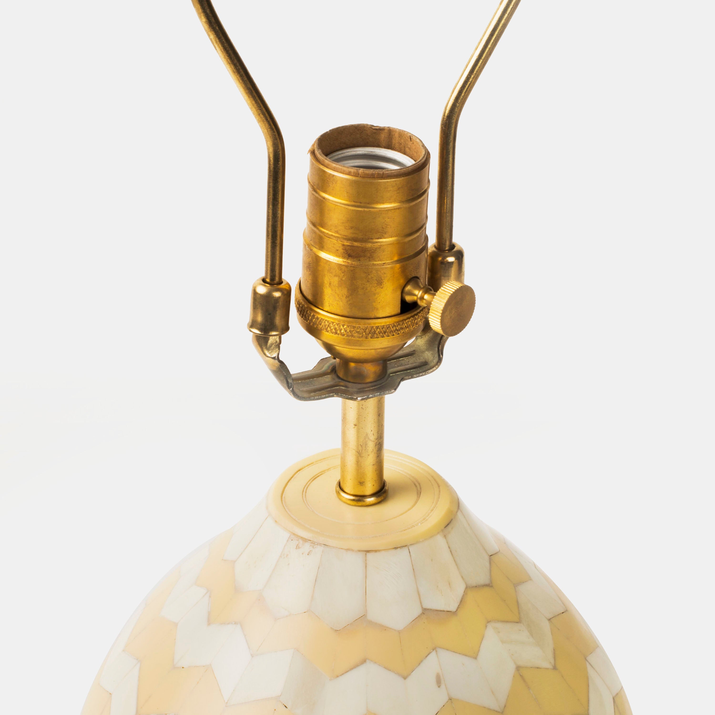 Ivory Herringbone Table Lamp - Thumbnail 4