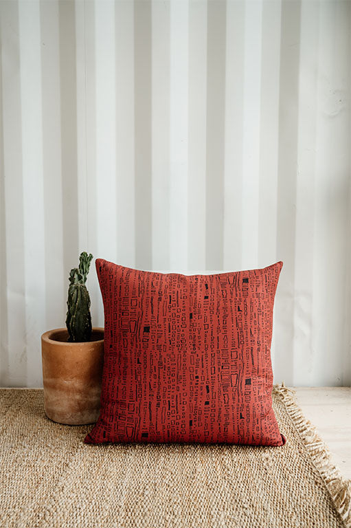 Capistrano in Dark Saffron 24" x 24" Pillow - at300nelson