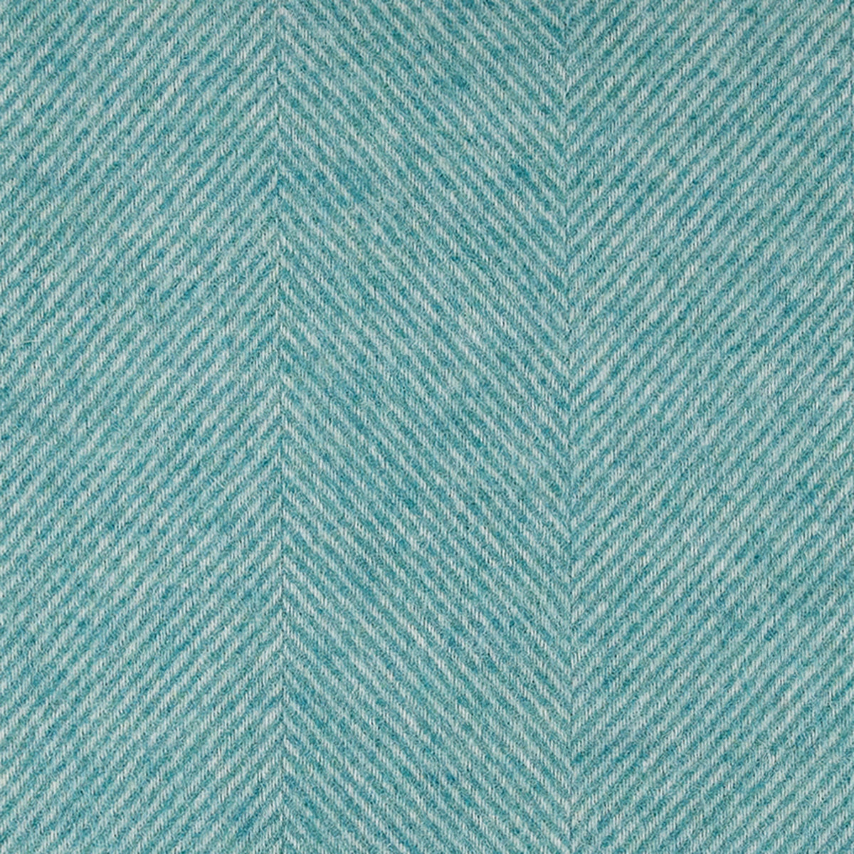 Southampton Home Wool Herringbone Throw (Aqua)-Throws and Blankets-[bar code]-AquaShetland-Prince of Scots